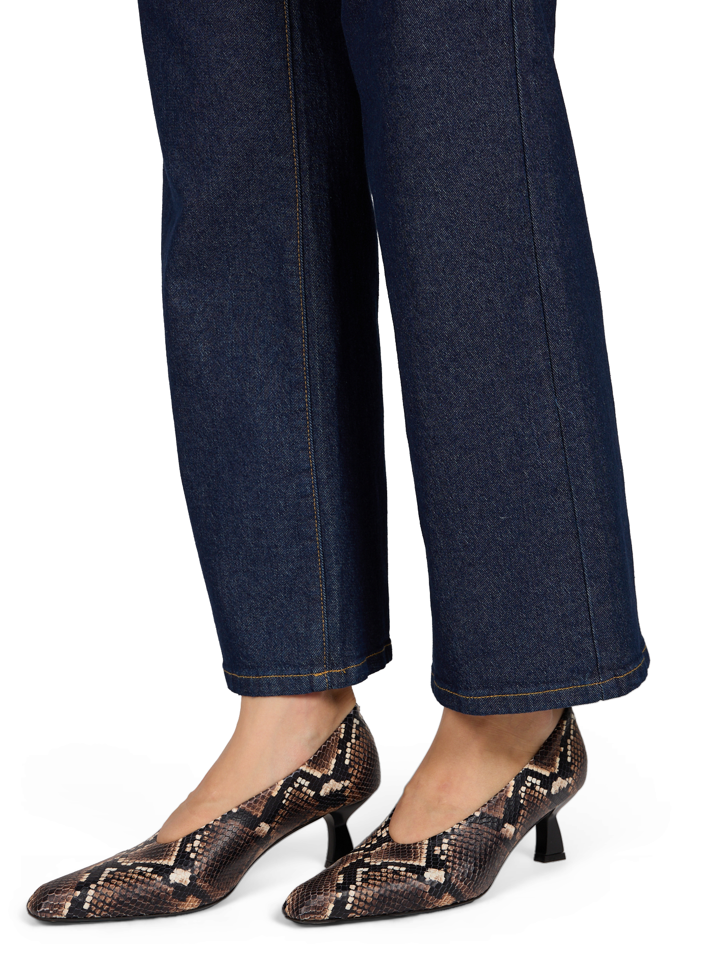 Snake print leather Dona pumps NODALETO Multicolour
