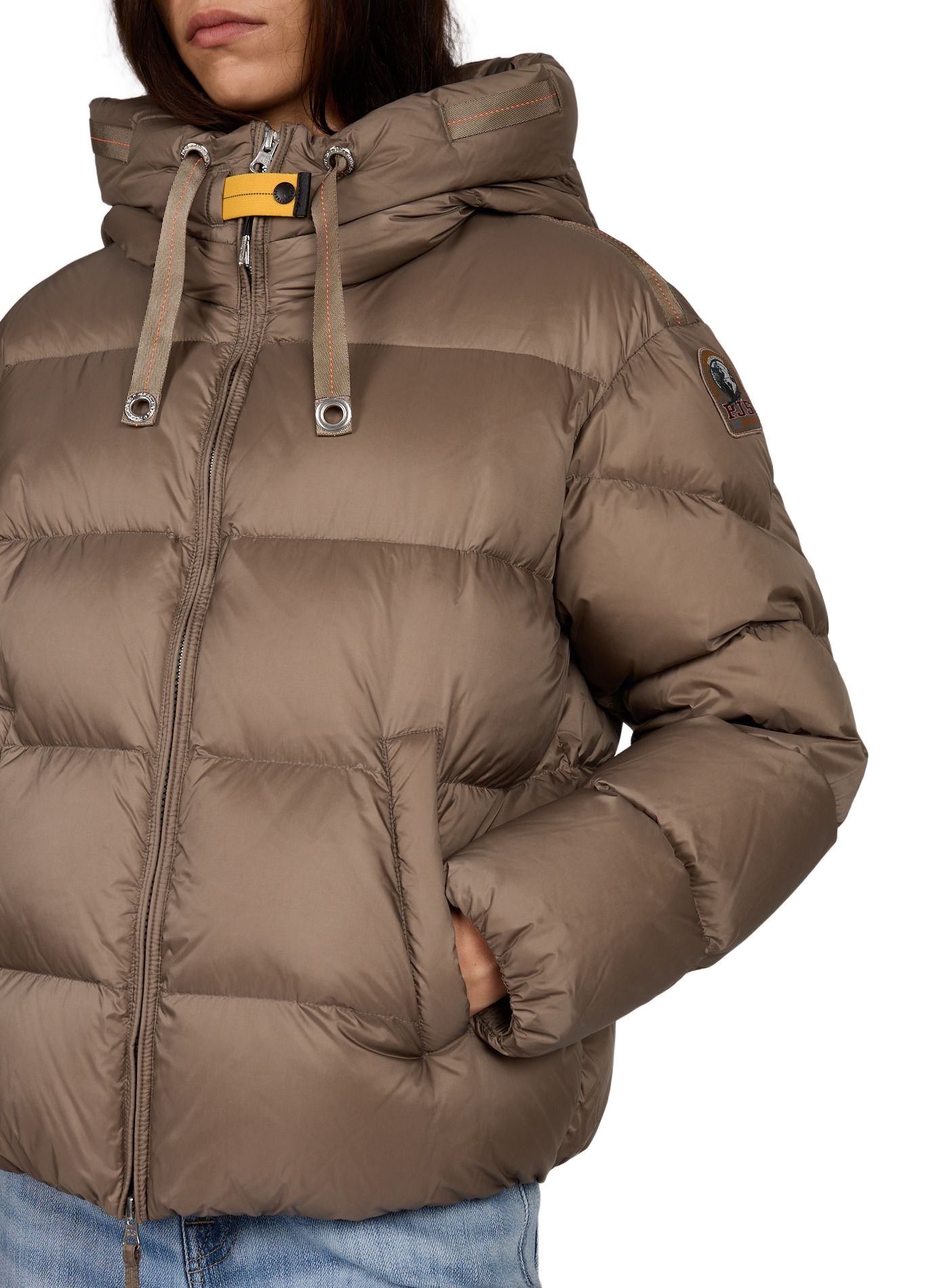 Doudoune oversize Tilly à capuche PARAJUMPERS Marron