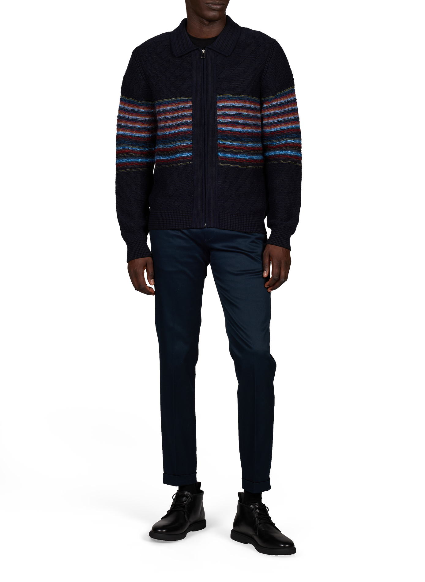 Straight wool blend vest PAUL SMITH Blue