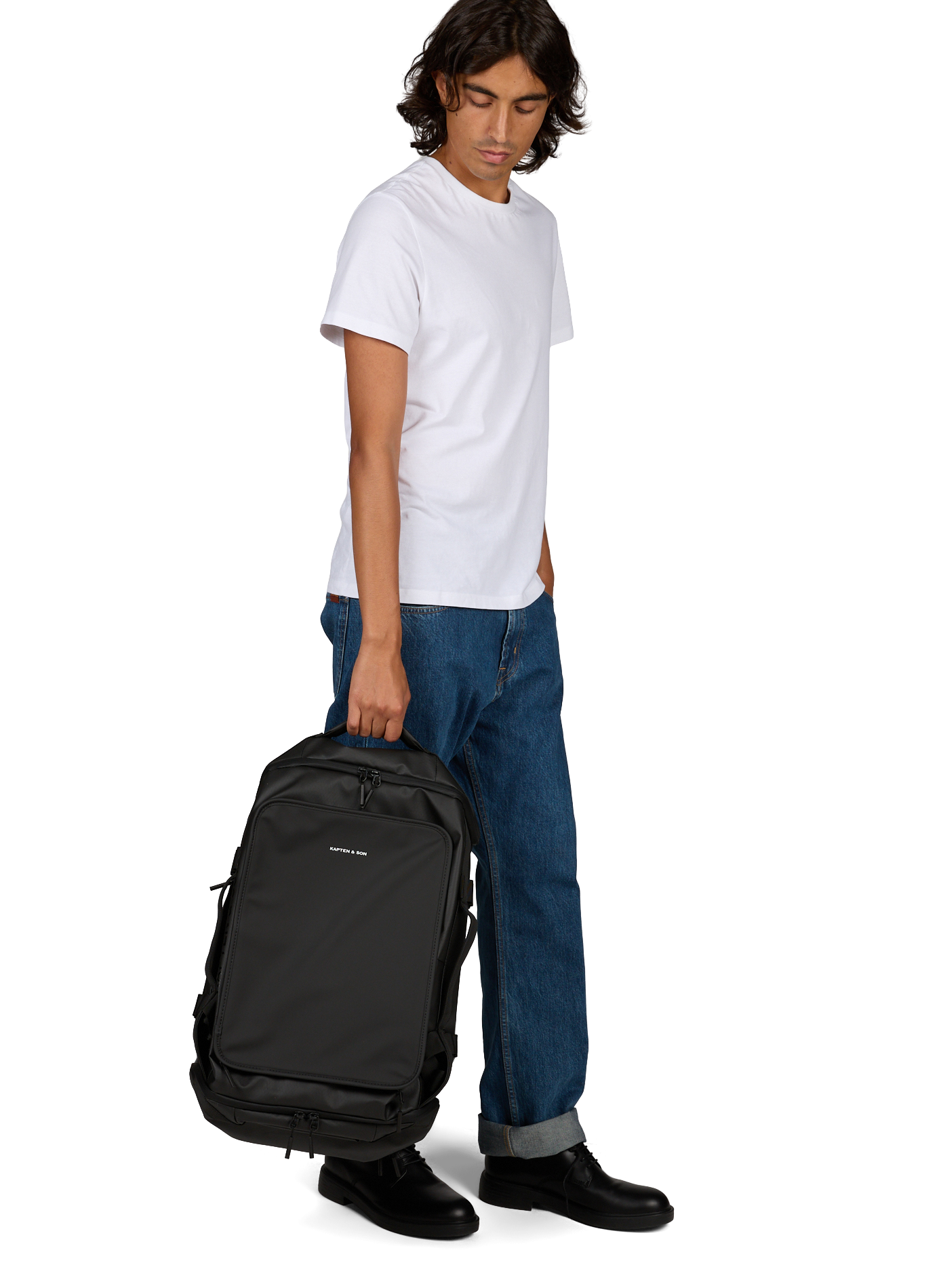 Weekendtas Lissabon Duffle KAPTEN & SON Zwart