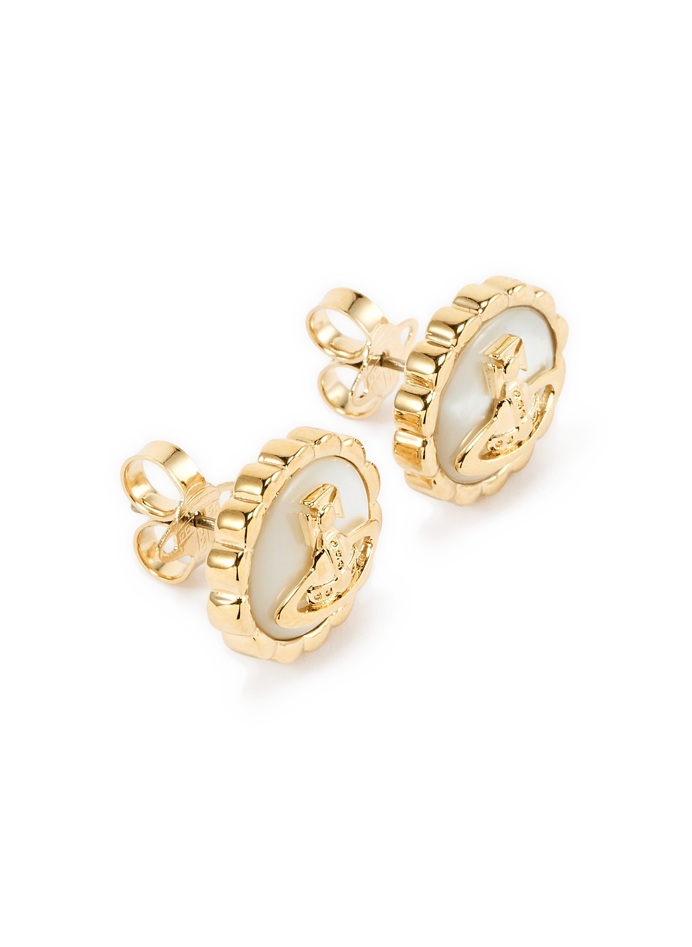 Boucles d'oreilles Bluma en laiton VIVIENNE WESTWOOD Golden