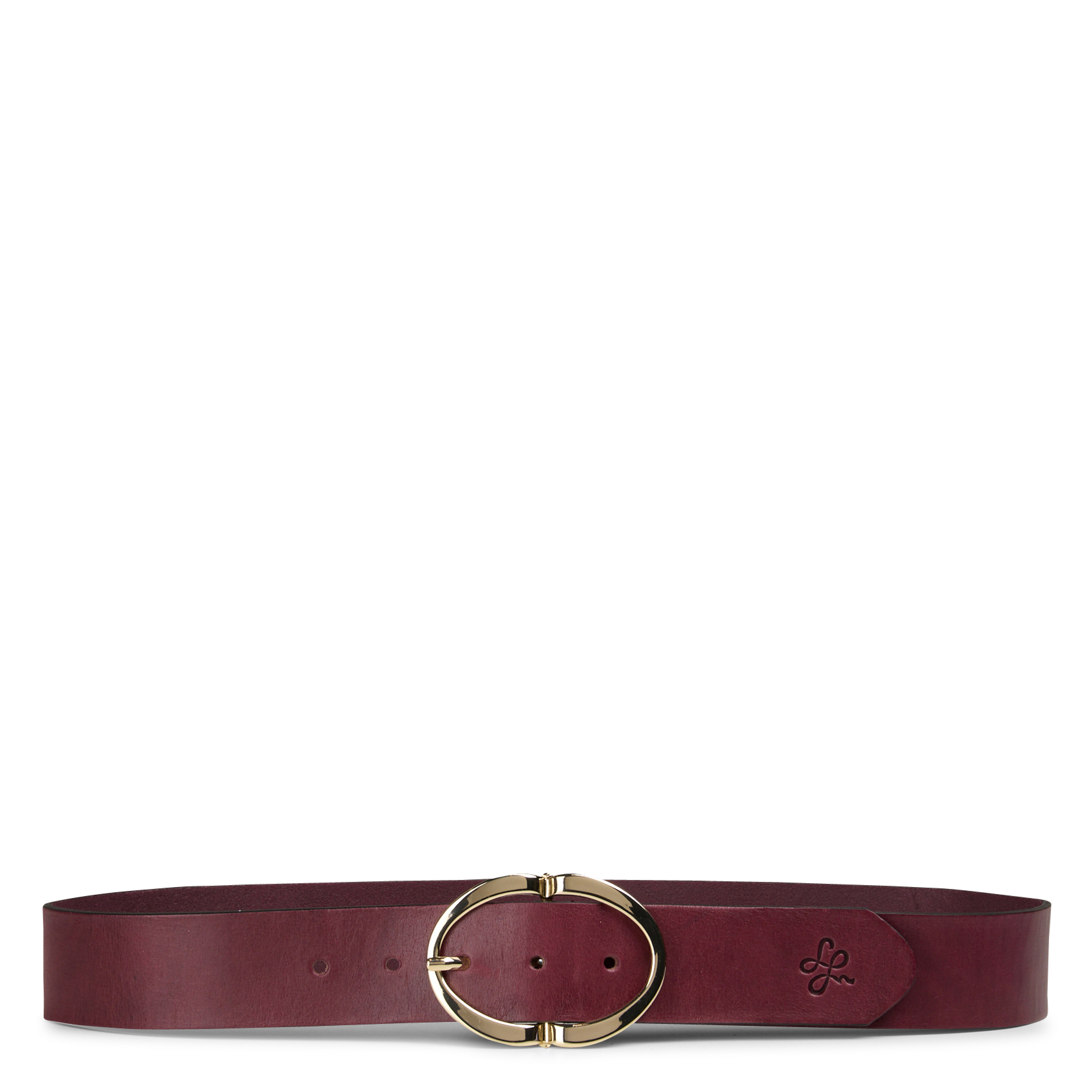Leren riem LA FEE MARABOUTEE Rood