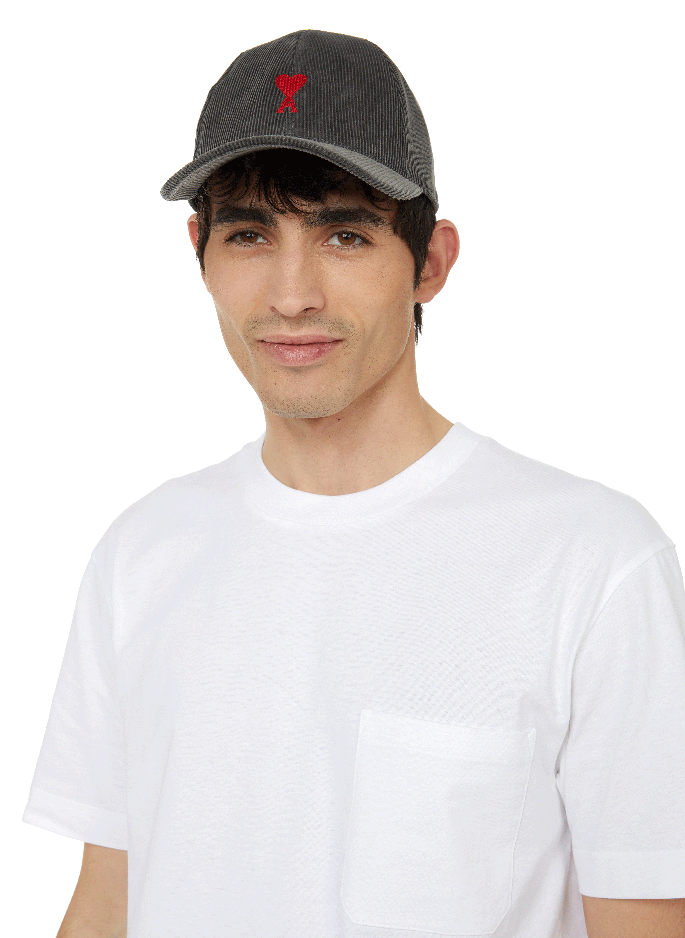 Round-neck organic cotton T-shirt AU PRINTEMPS PARIS White