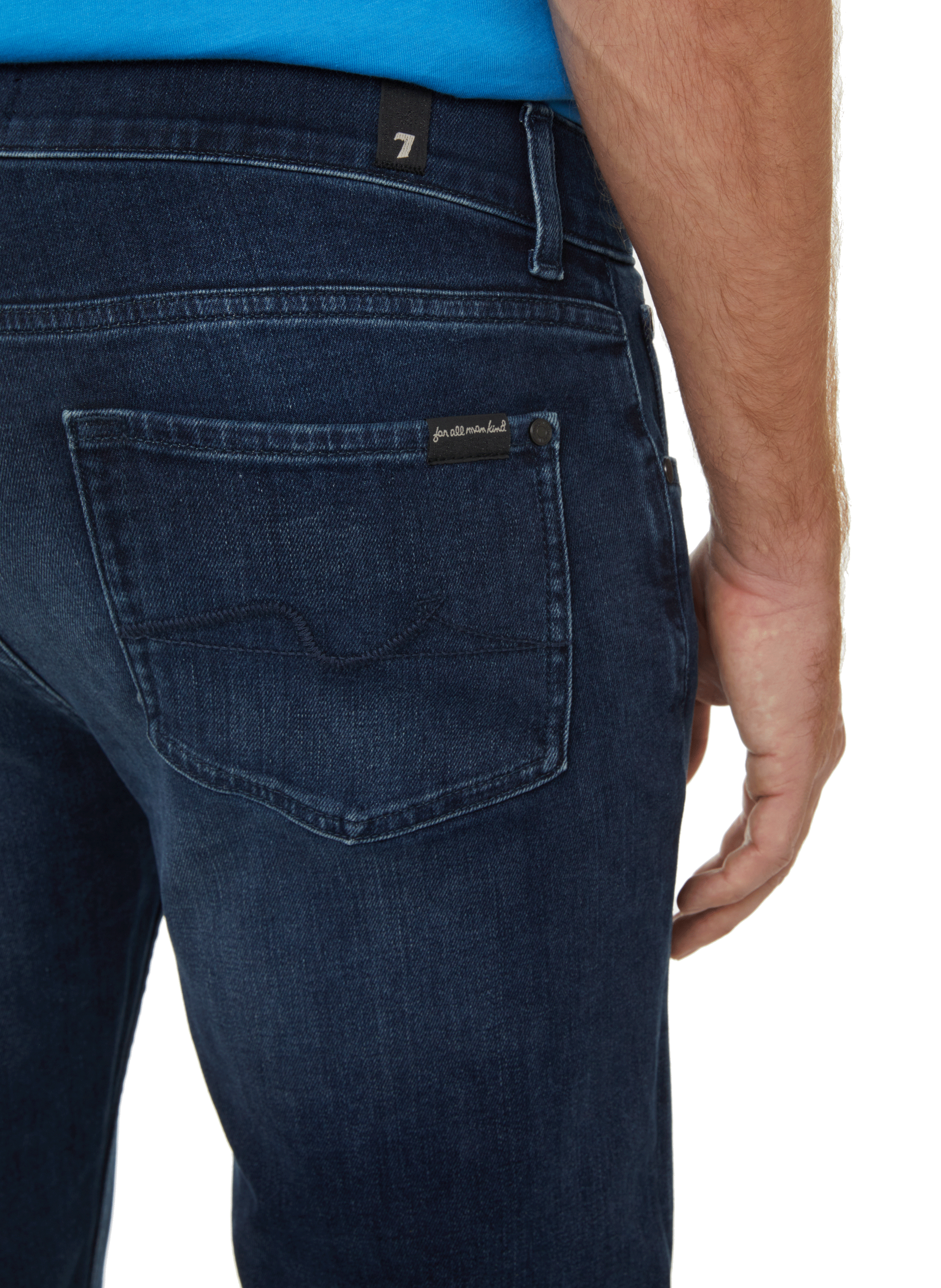 Slim-fit jeans 7 FOR ALL MANKIND Blue