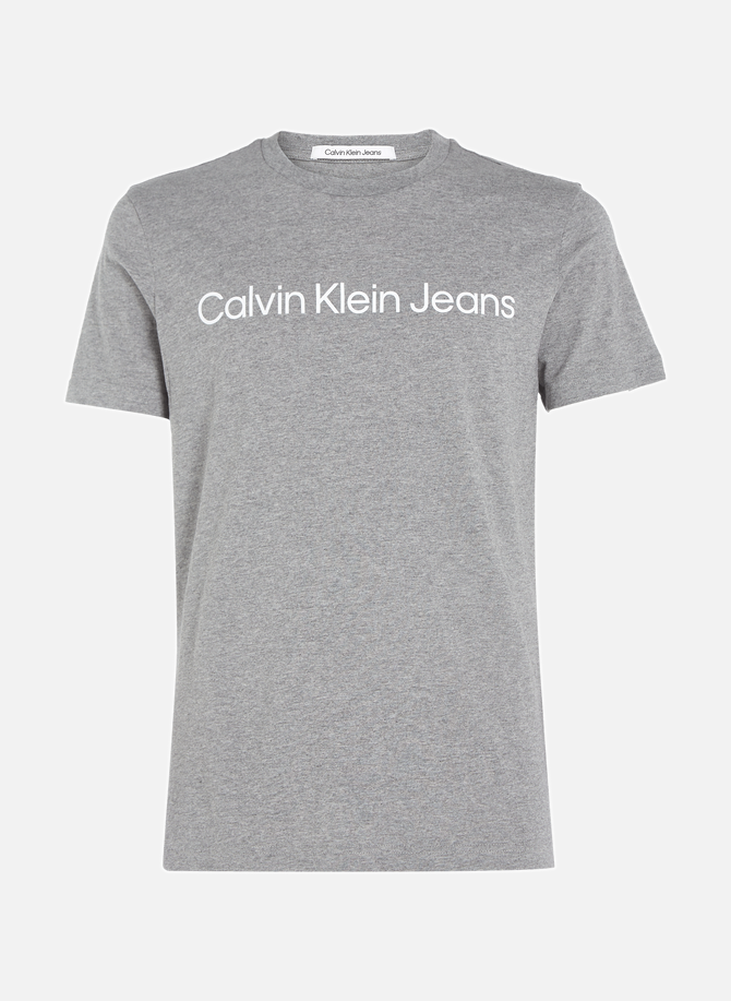 CALVIN KLEIN Baumwoll-Logo-T-Shirt