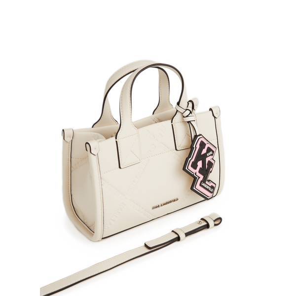 Karl Lagerfeld K/ikonik 2.0 Handbag In Beige