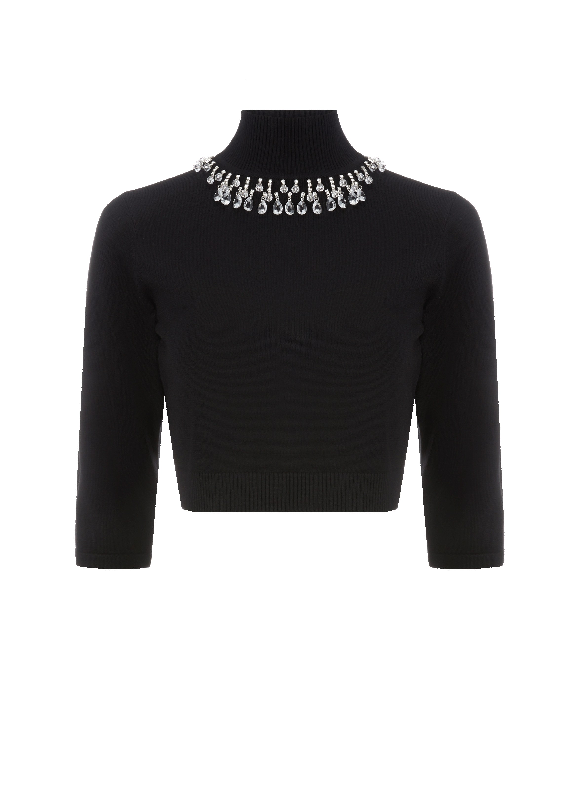 Pull bijoux en laine mérinos ZIMMERMANN Multicolore