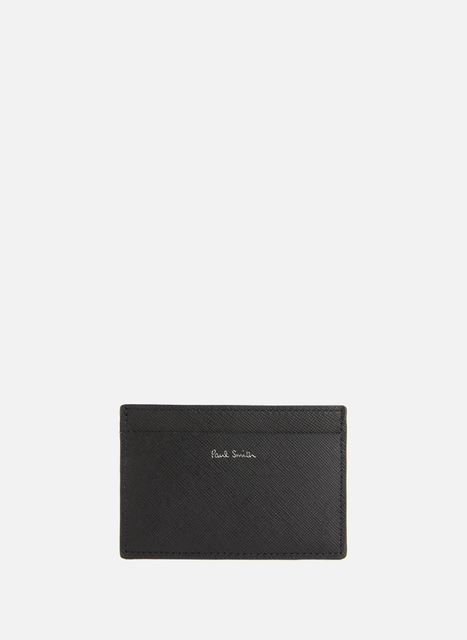 PAUL SMITH printed leather card holder