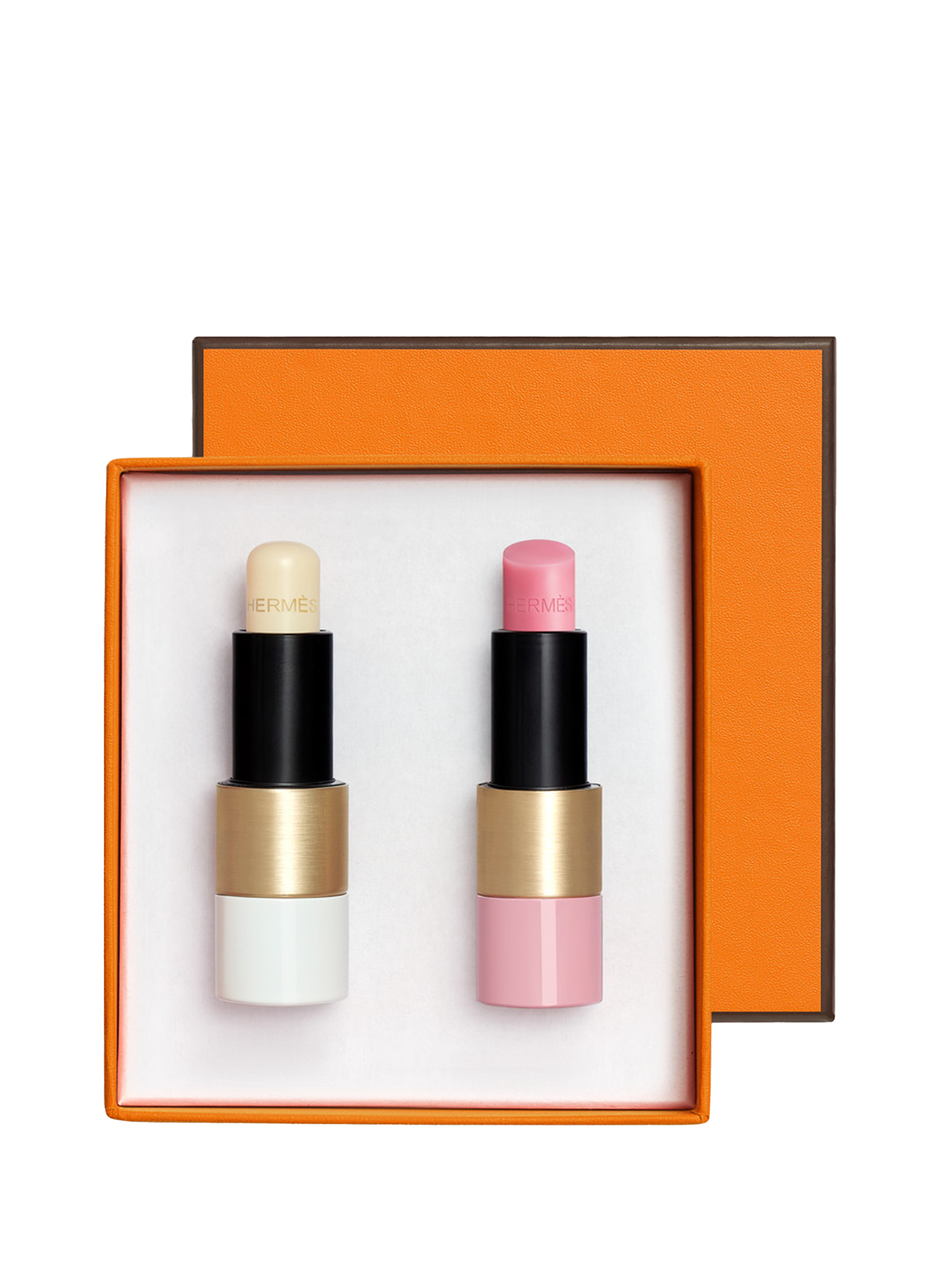 Precomposed set in Red Hermès and Pink Hermès HERMÈS No color