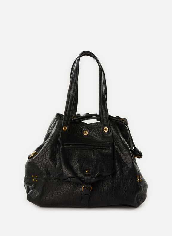 Sac à main Billy M en cuir d'agneau Noir by JÉRÔME DREYFUSS JÉRÔME DREYFUSS Sac à main Billy M en cuir d'agneau Noir