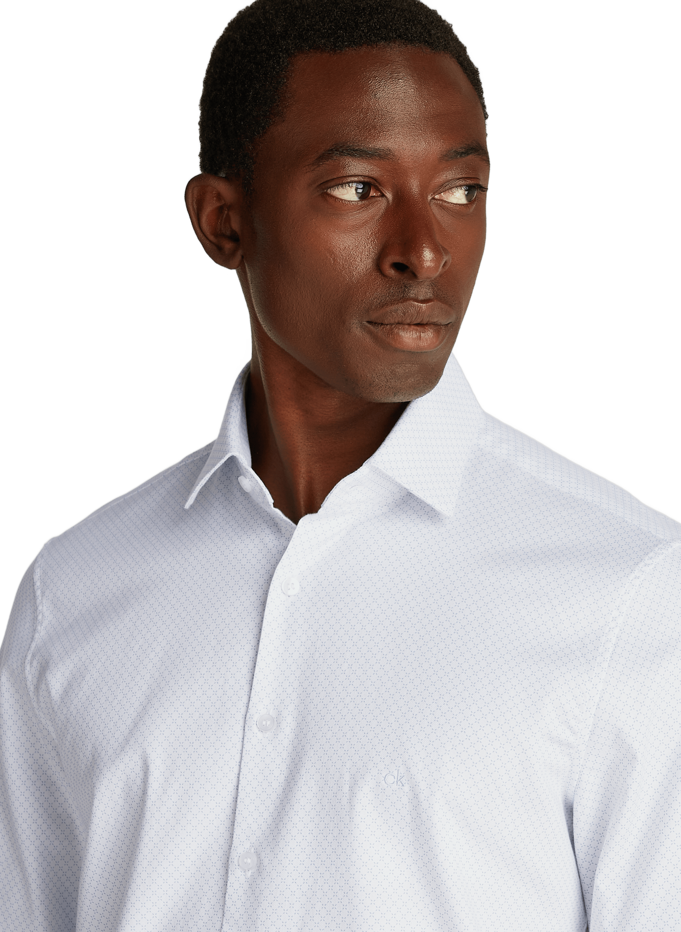 Chemise en coton CALVIN KLEIN Blanc