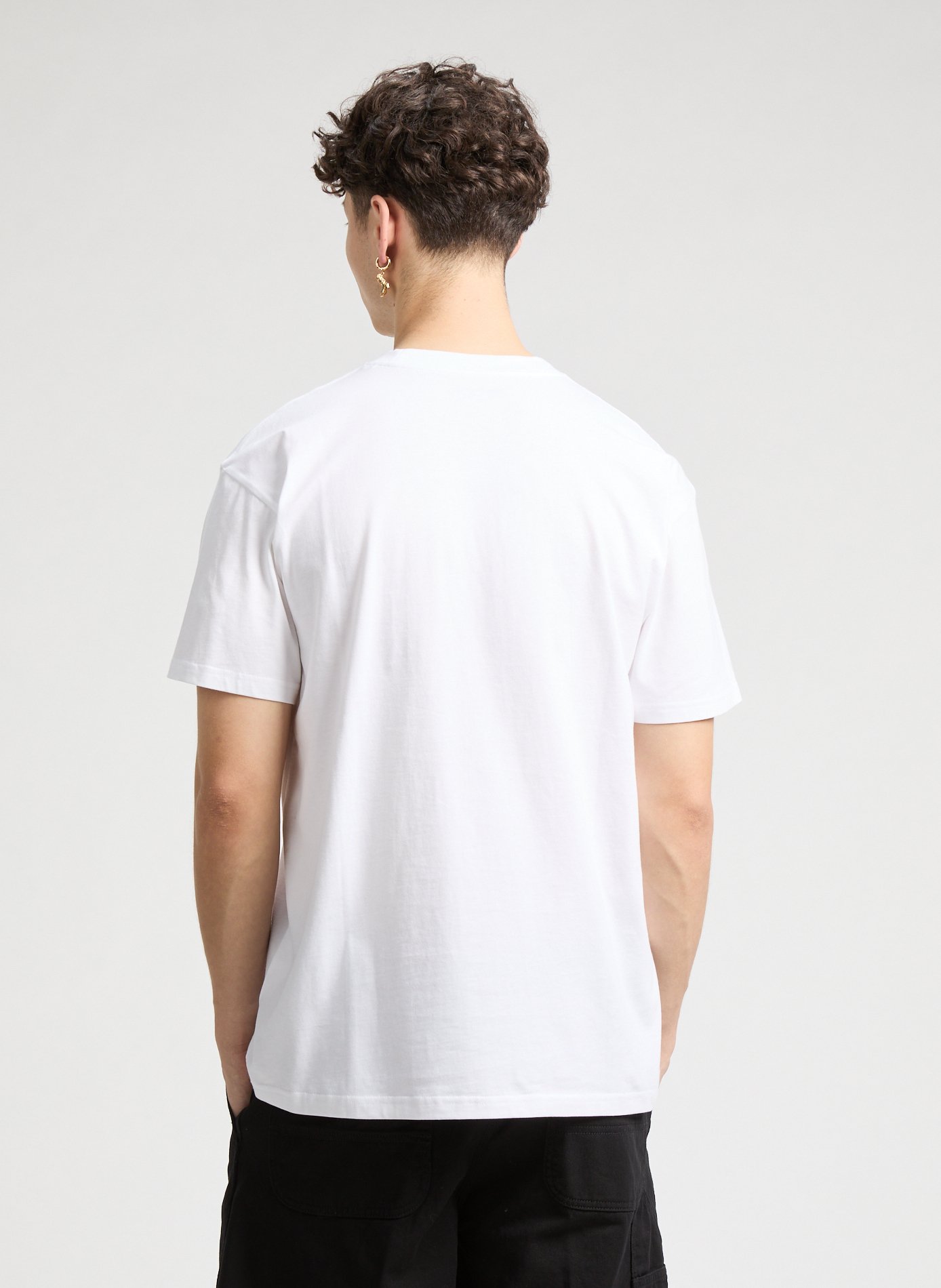 T-shirt à manches courtes en coton CARHARTT WIP Blanc
