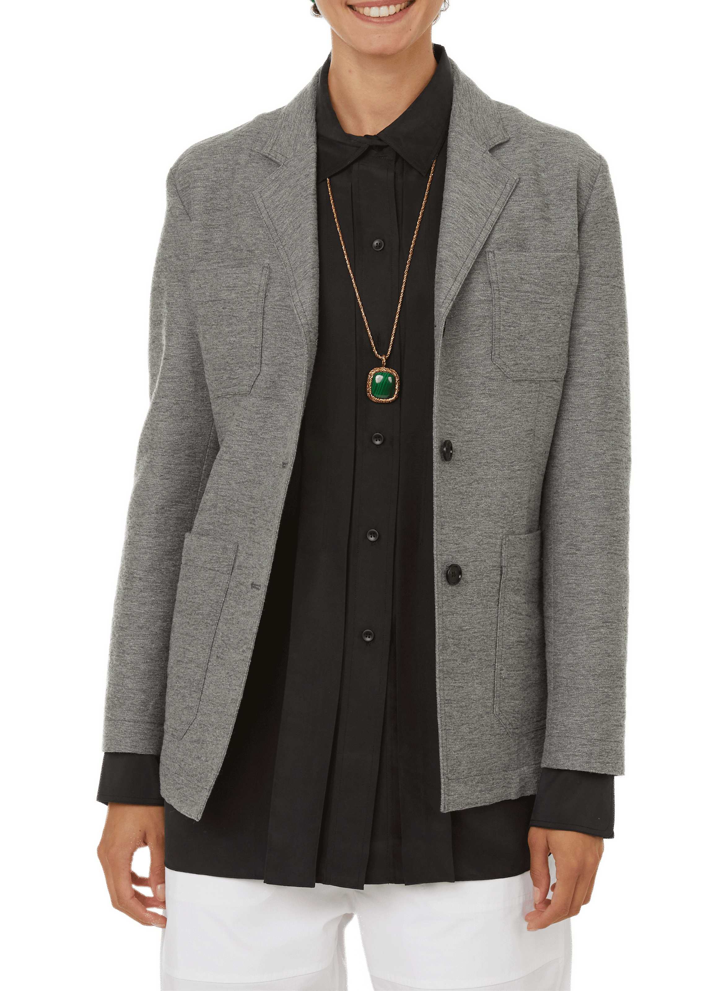 TOTEME Veste en laine mélangée  Gris