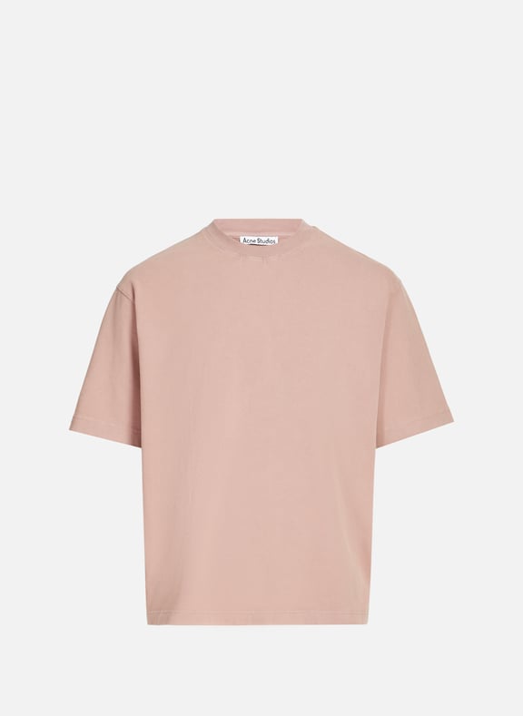 Classic Cotton T-Shirt Pink by ACNE STUDIOS ACNE STUDIOS Classic Cotton T-Shirt Pink