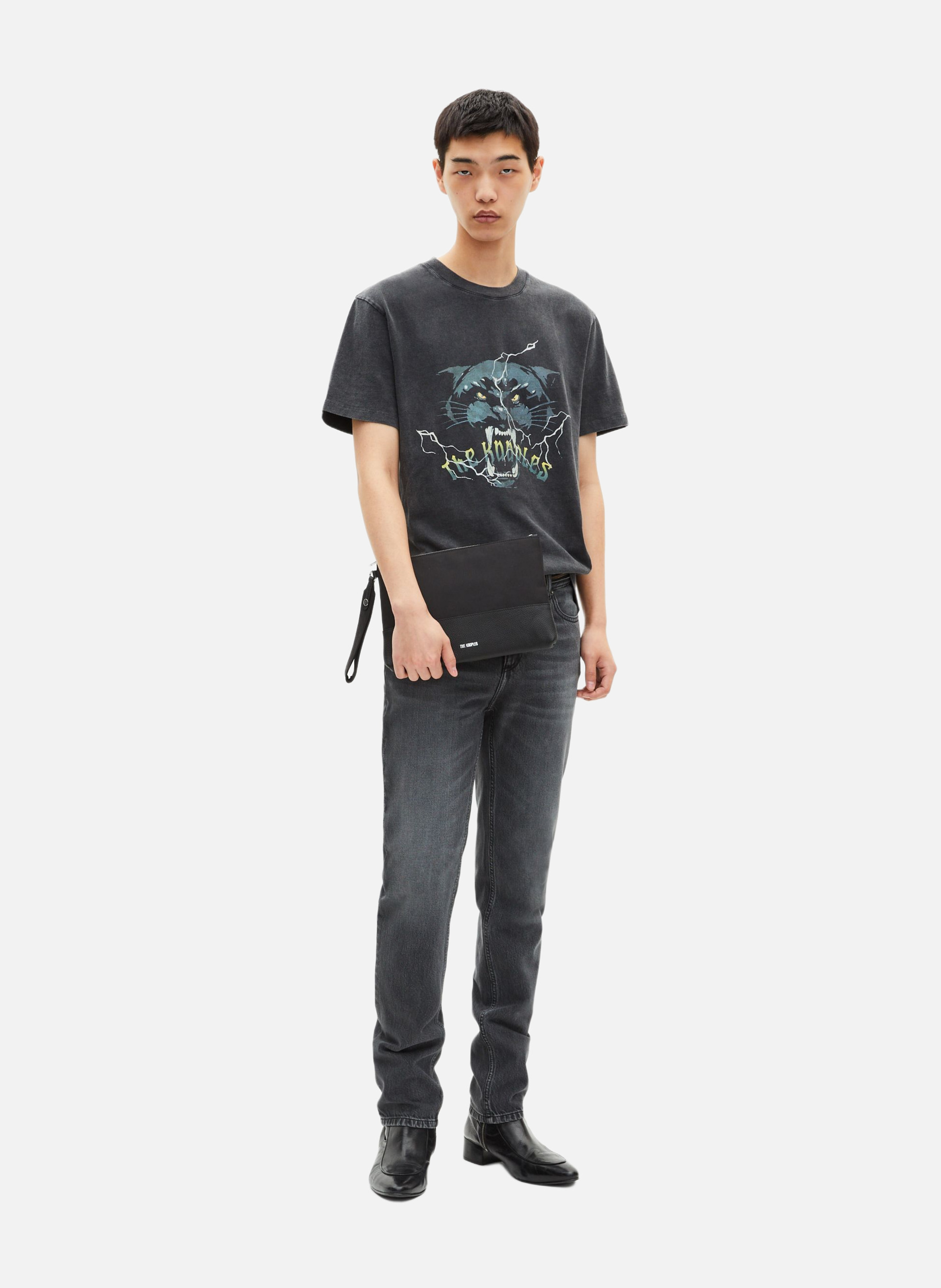 T-shirt avec sérigraphie 'panther head' THE KOOPLES Noir