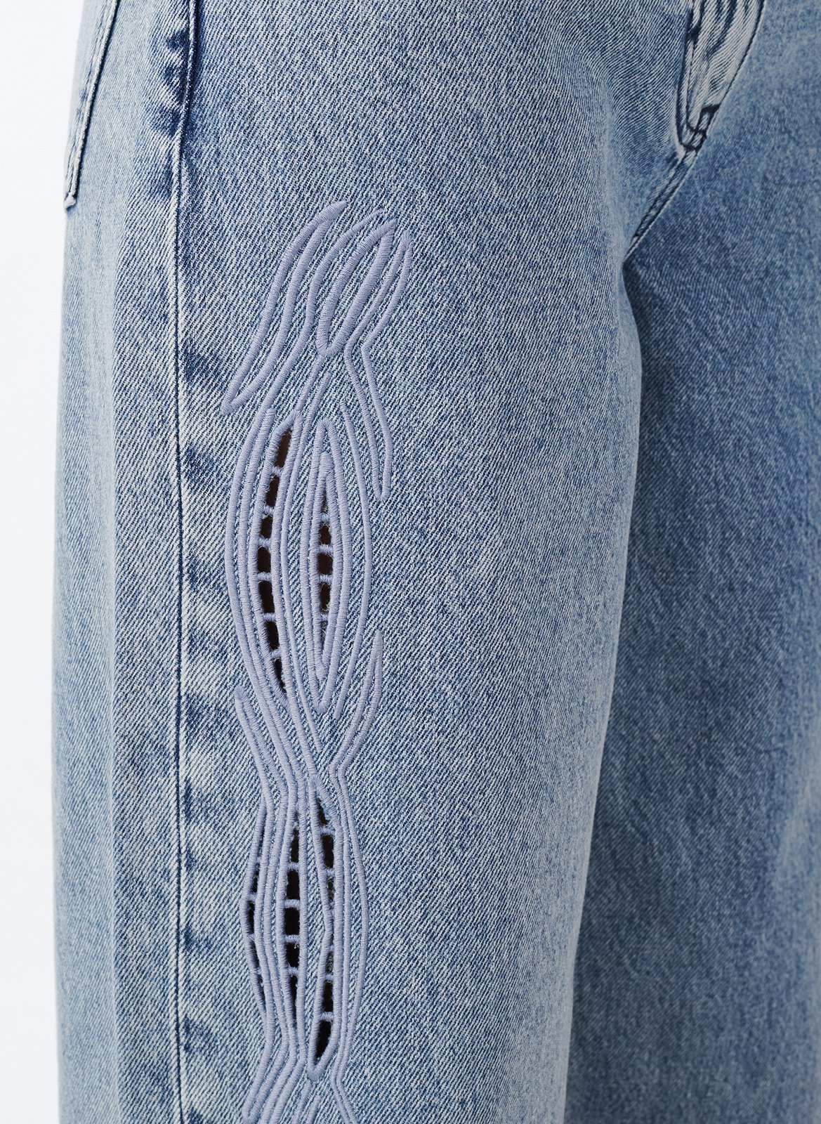 Jean large en coton ryley IRO Bleu