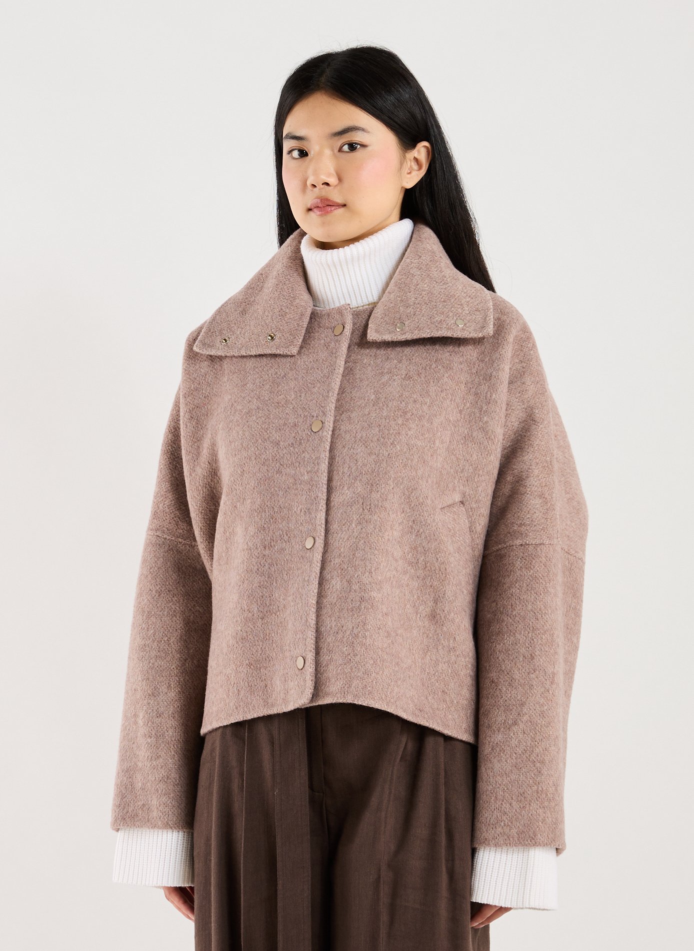 VIKTORIA CHAN Hands Off umbrella Beige