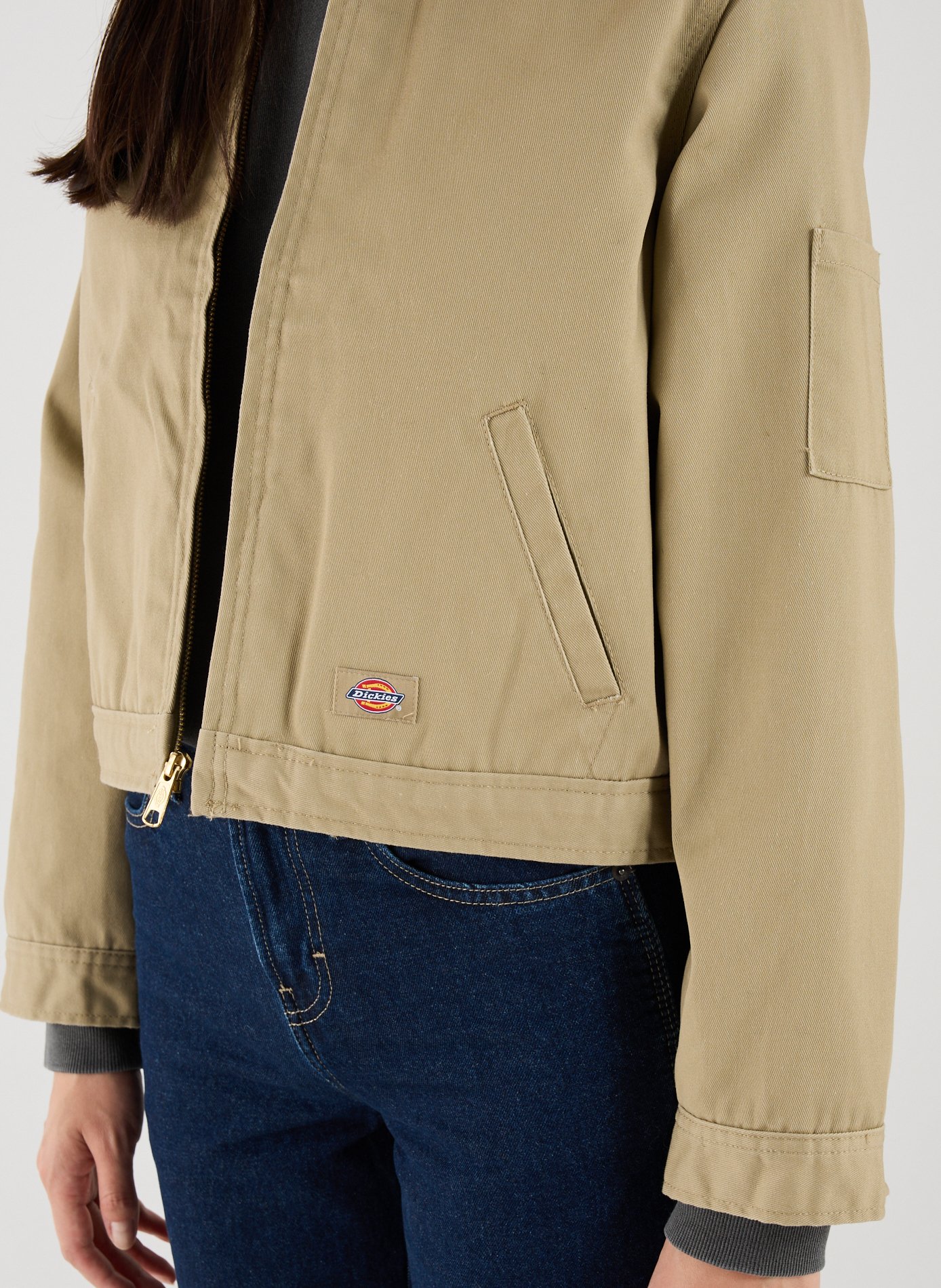 Solid straight jacket DICKIES Khaki