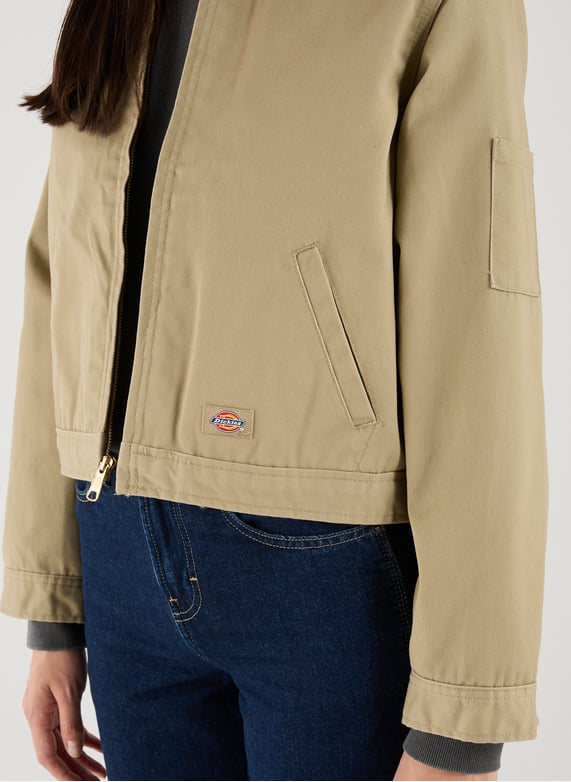 Veste droite unie | Kaki by DICKIES Veste droite unie Kaki