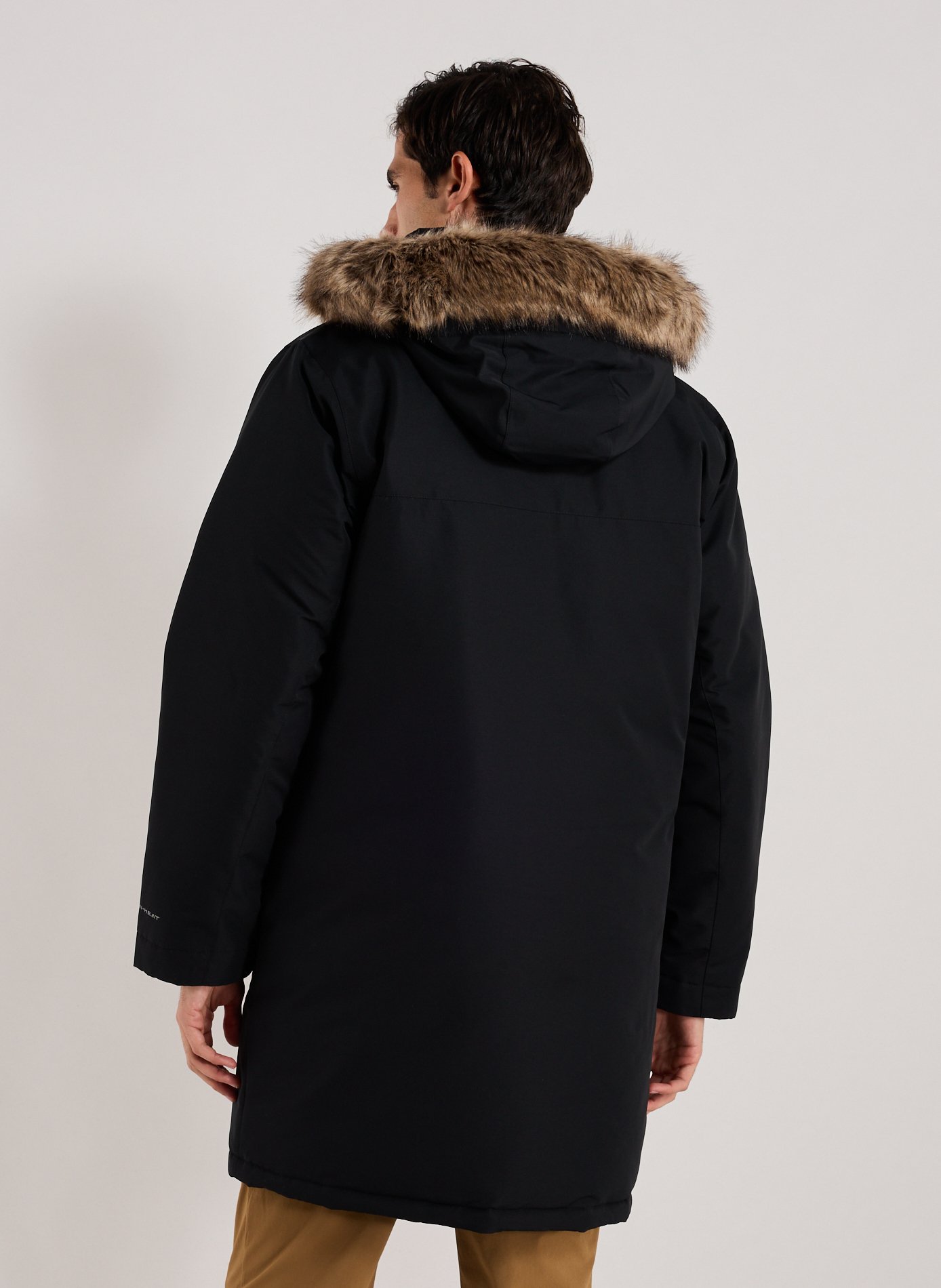 Waterproof hooded parka COLUMBIA Black