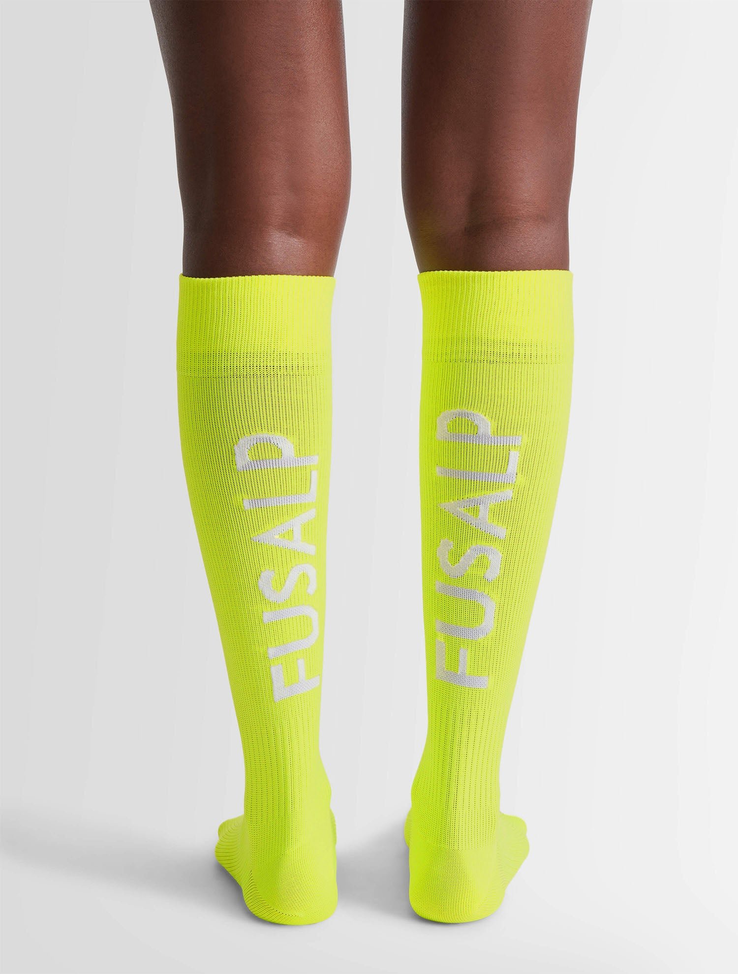 Chaussettes de ski sock pop coupe regular FUSALP Jaune