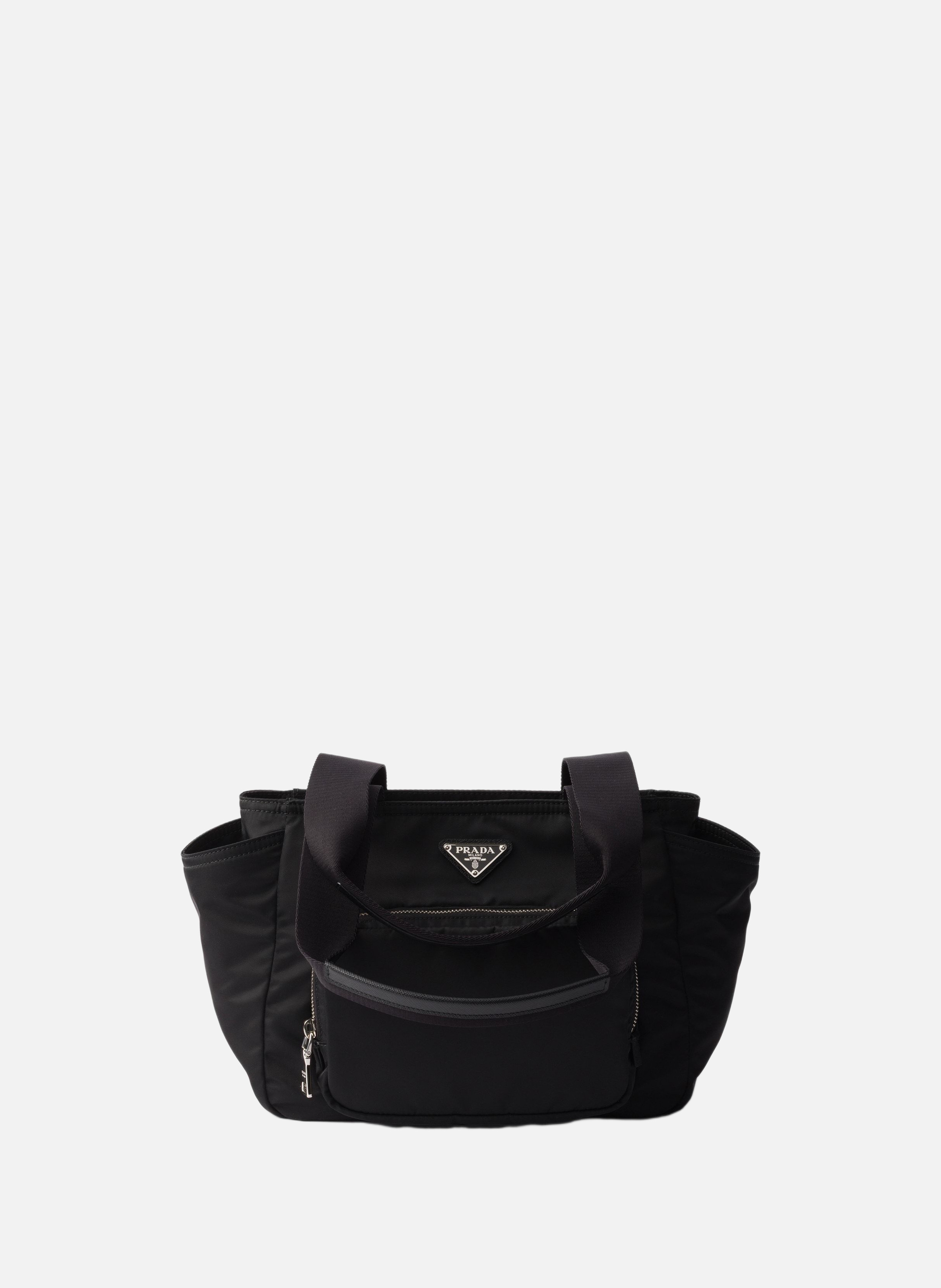 Sac cabas en re-nylon PRADA Noir
