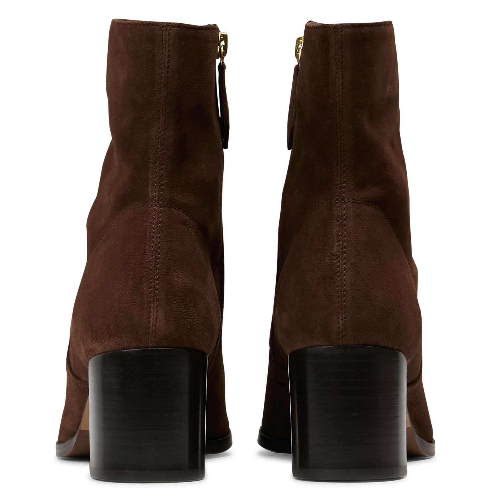 Bottines à talons en cuir n°556 RIVECOUR Noir