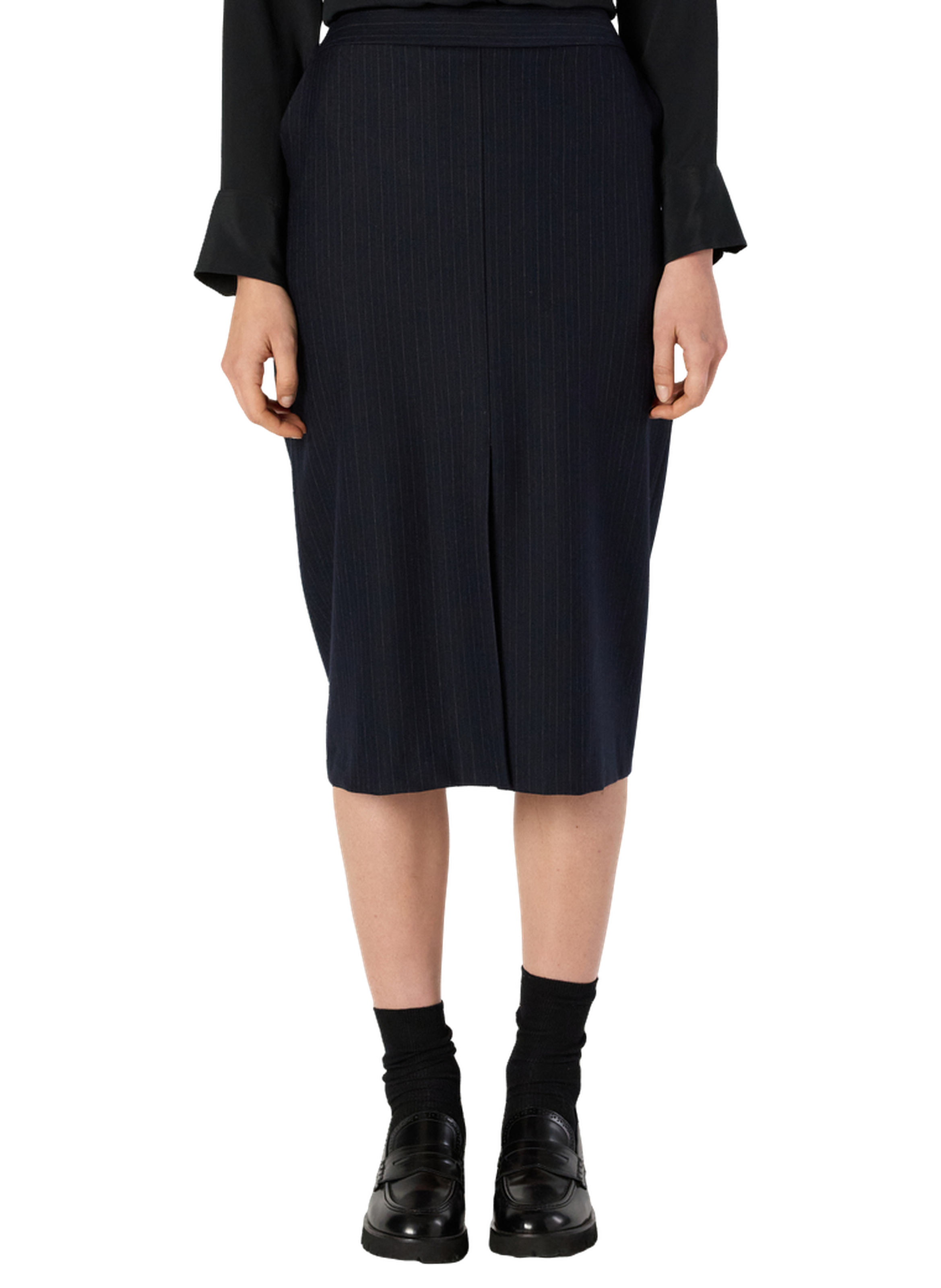 Jupe crayon à rayures tennis - brigitte GERARD DAREL Bleu