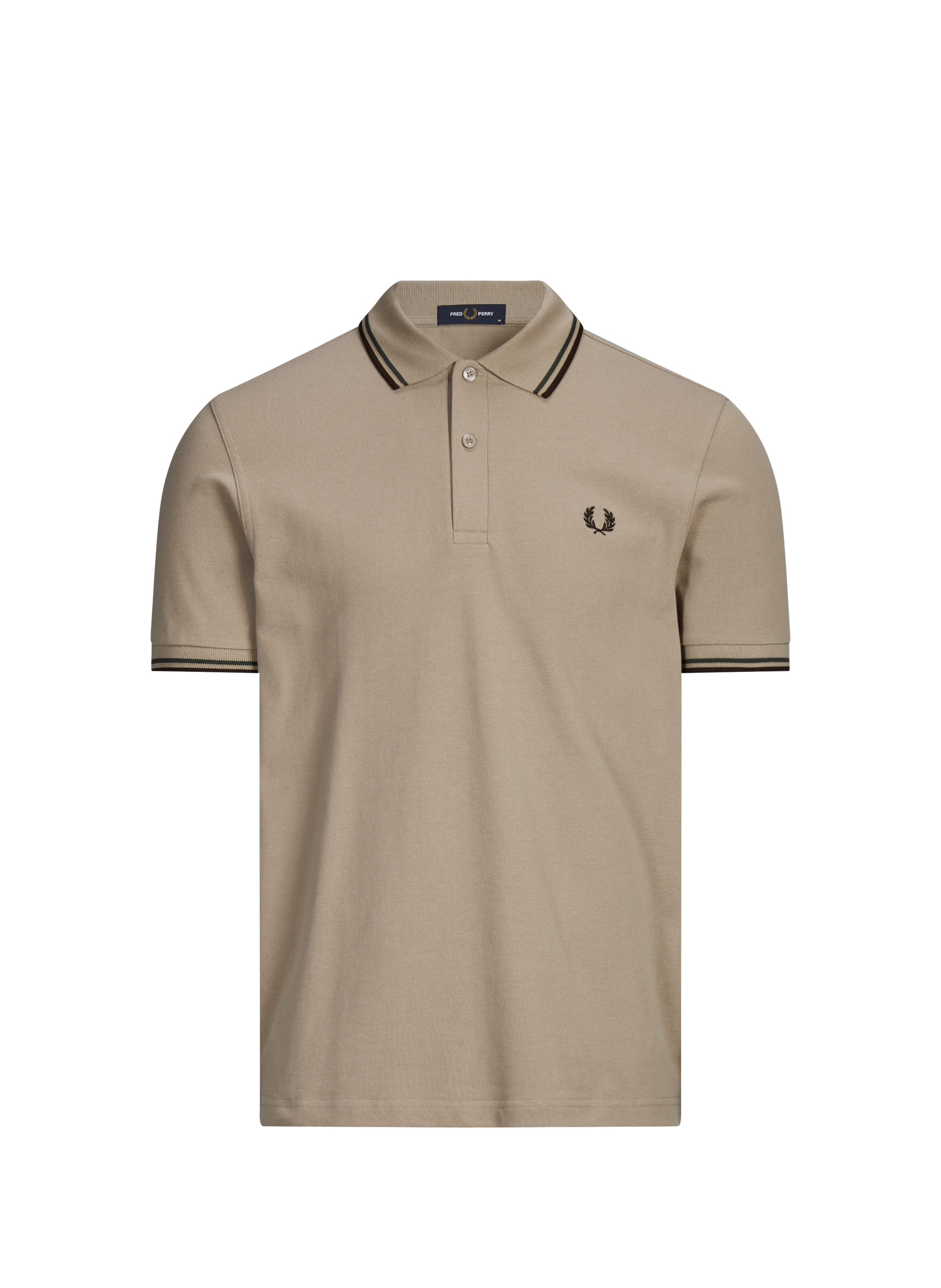 Cotton polo shirt FRED PERRY Beige