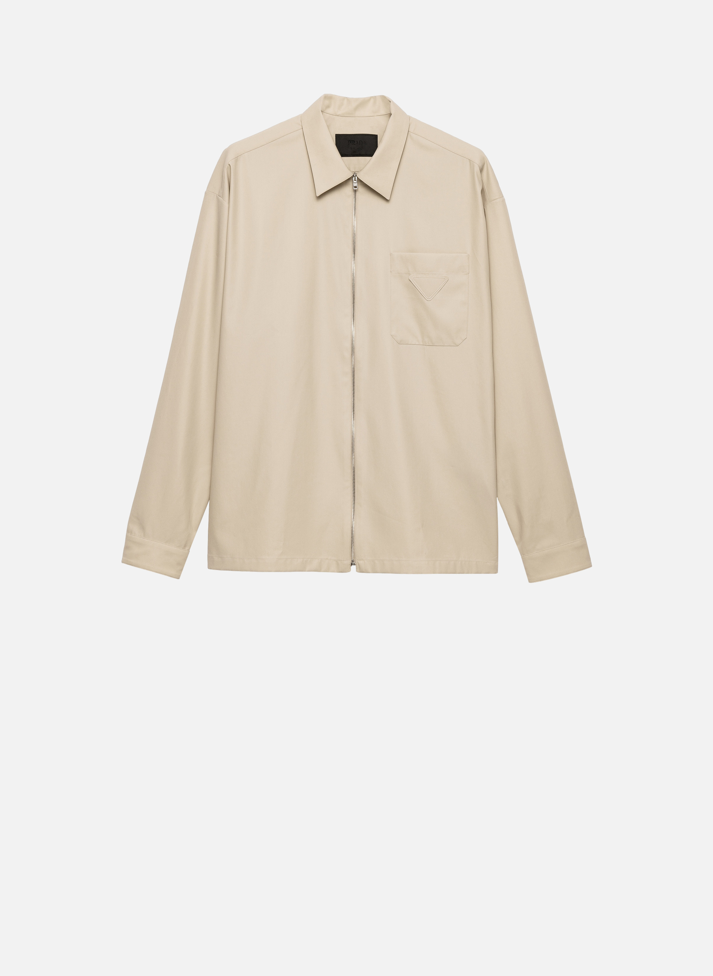 Chemise en coton PRADA Beige