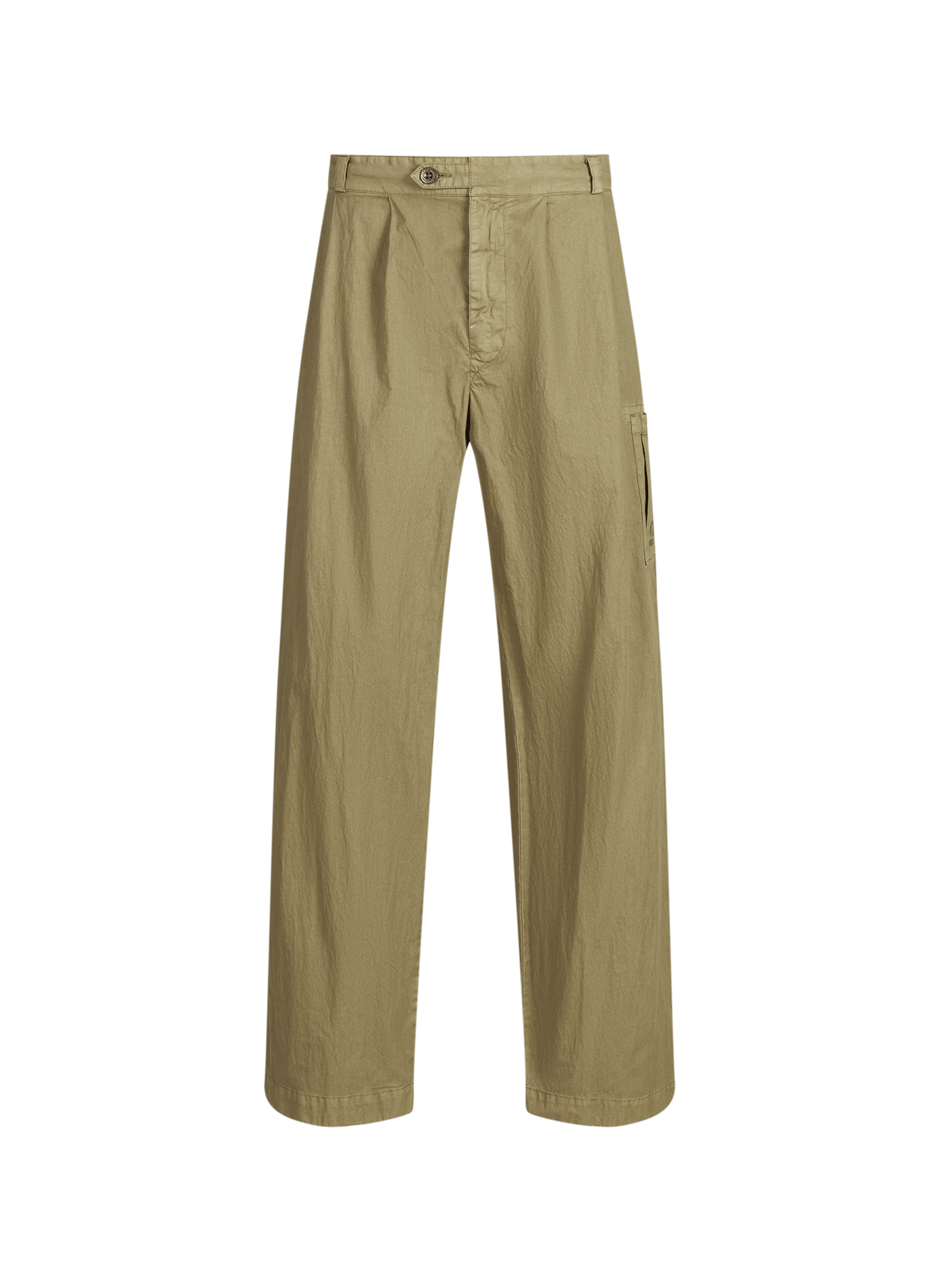 Pantalon froissé en coton mélangé CP COMPANY Vert