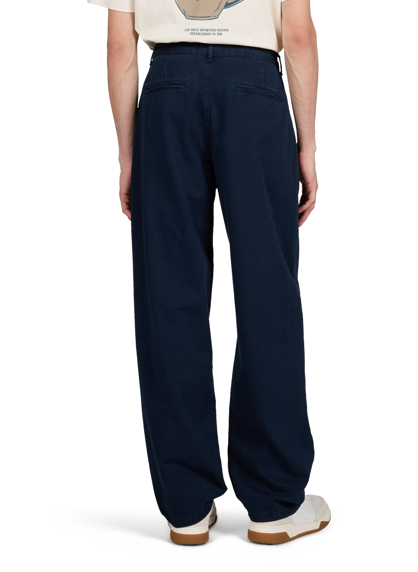 Romeo cotton pants LES DEUX Blue