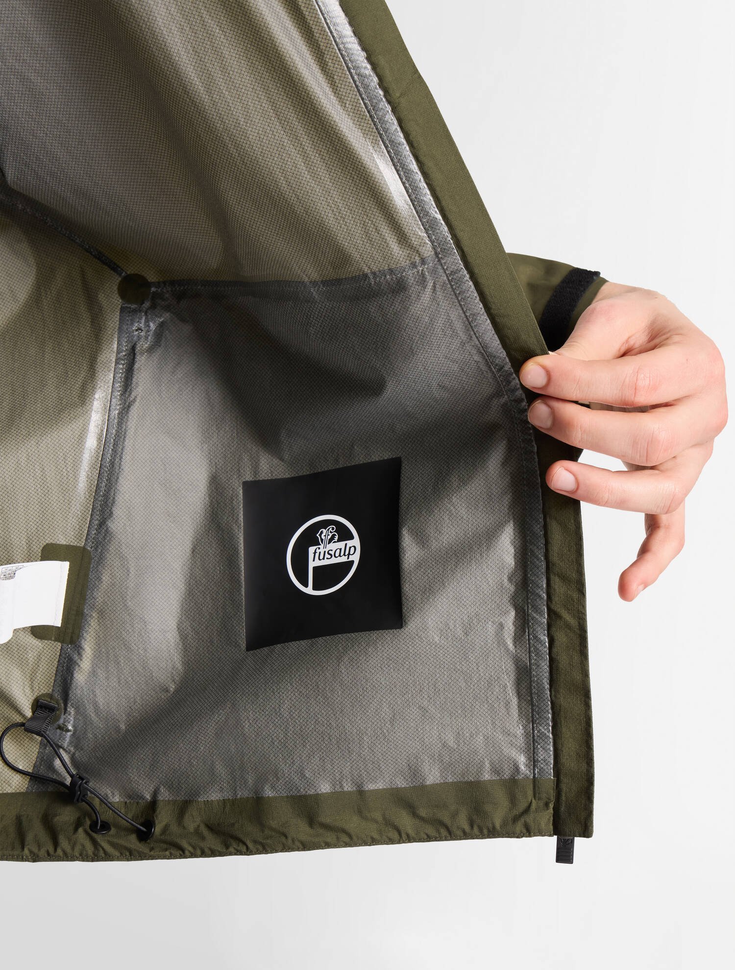 Blouson airvone col montant coupe regular FUSALP Blanc