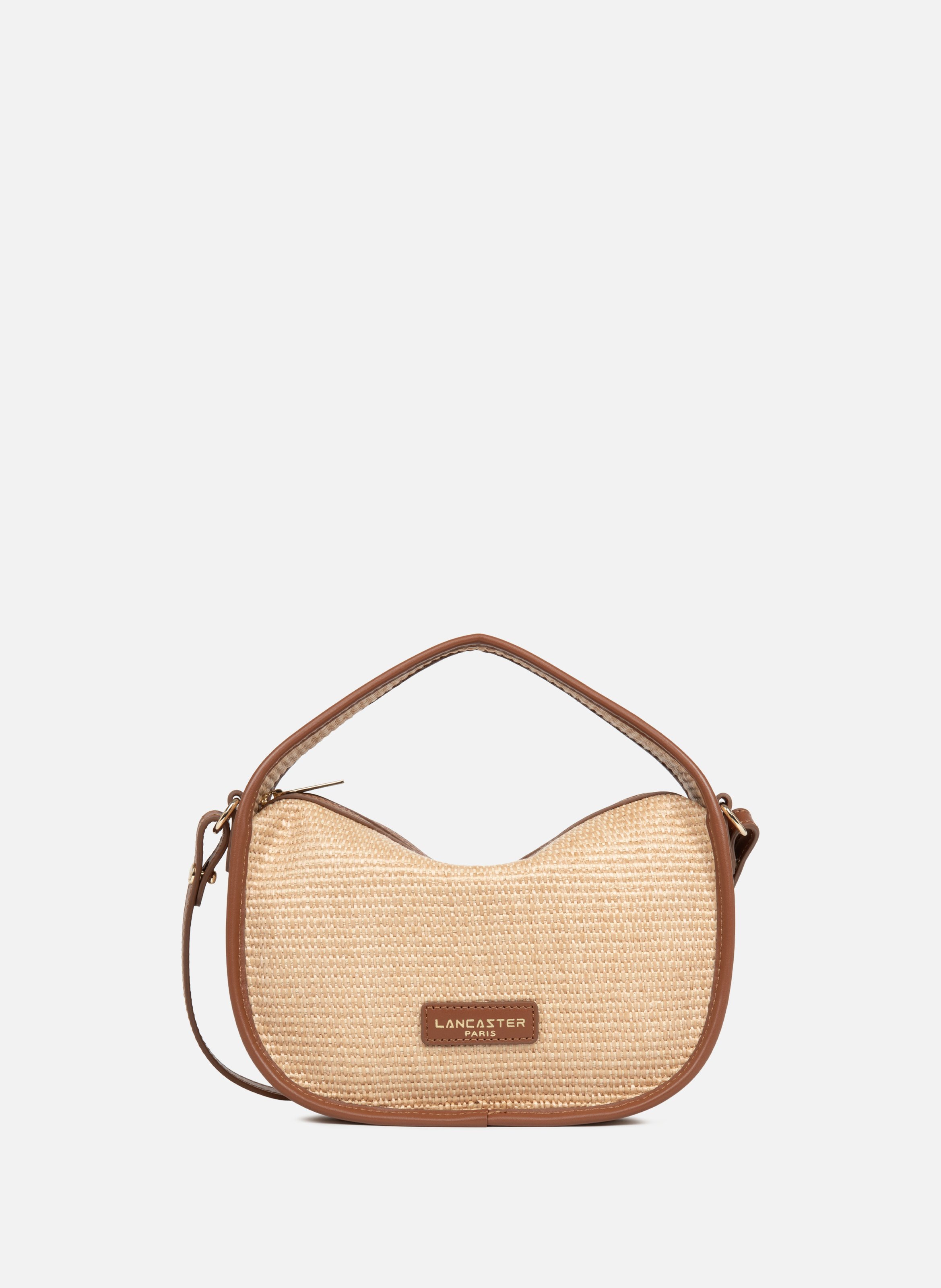 Small shoulder bag - mini osier LANCASTER Brown
