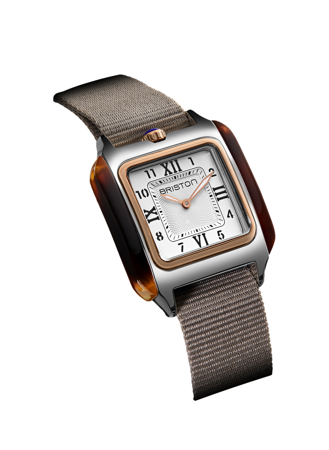 Montre quartz Streamliner Kennedy en nylon BRISTON Blanc