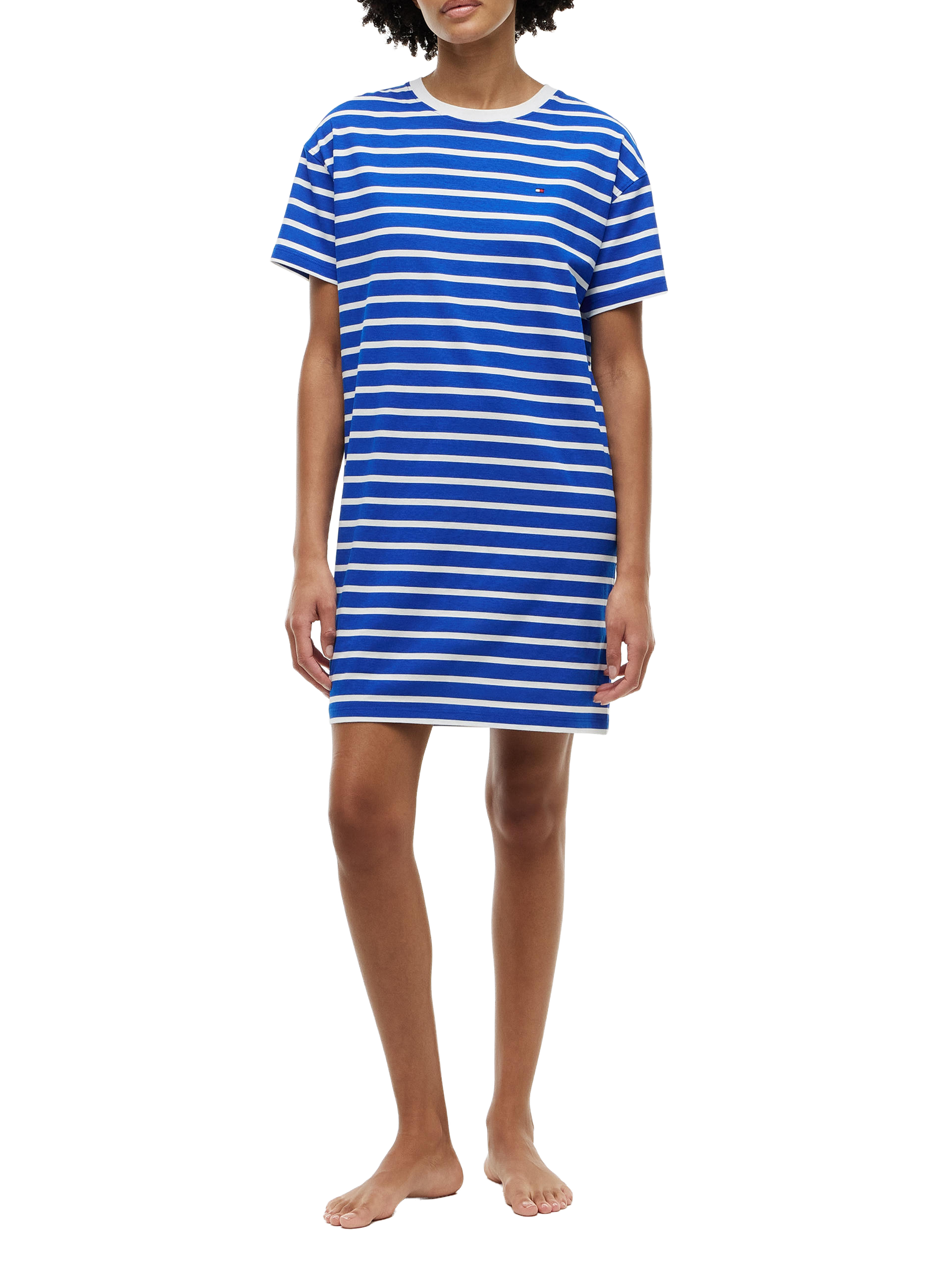 Nachthemd aus Baumwolle TOMMY HILFIGER Blau