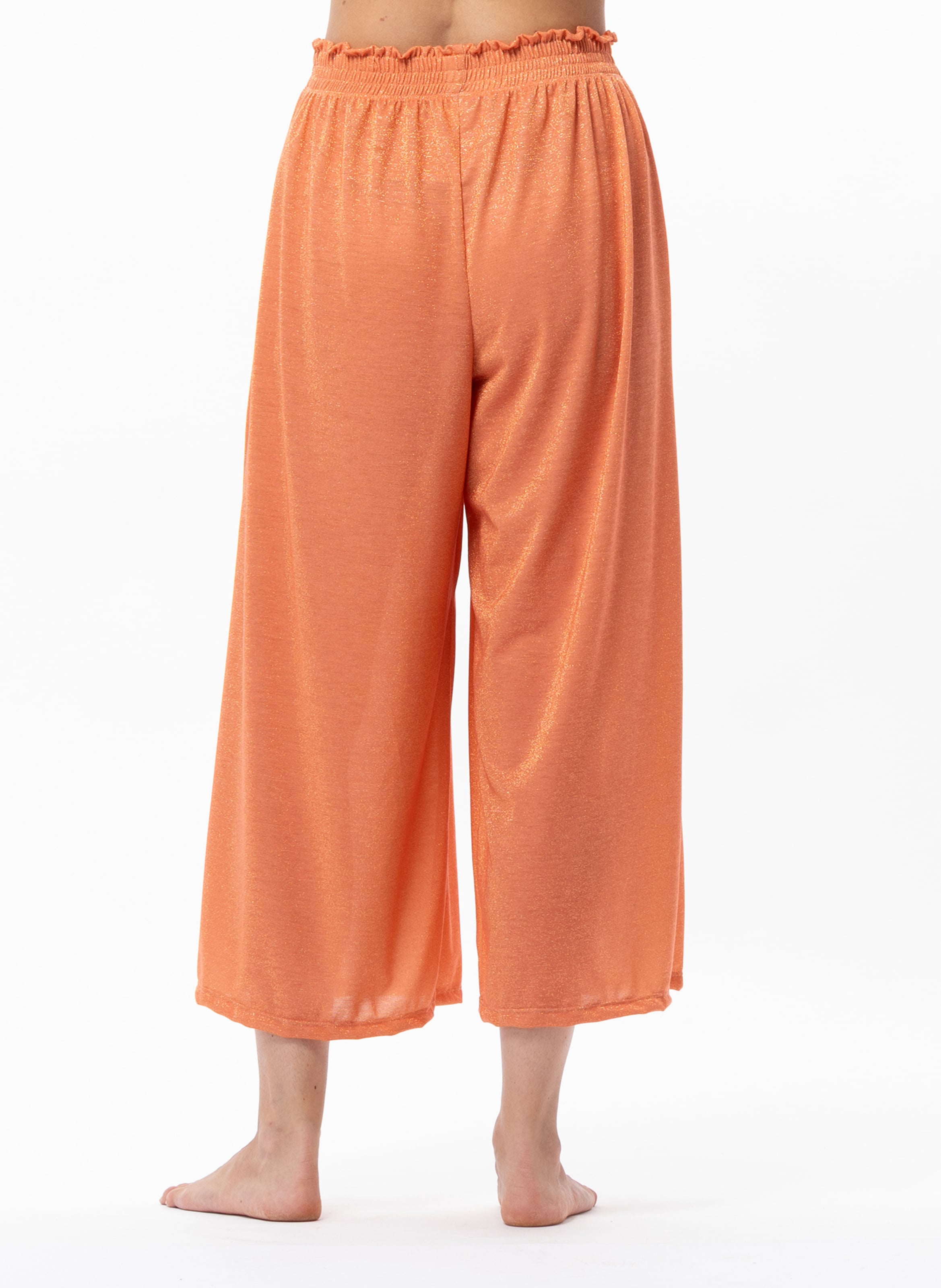 Pantalon en maille lurex coco 280 LE CHAT Orange