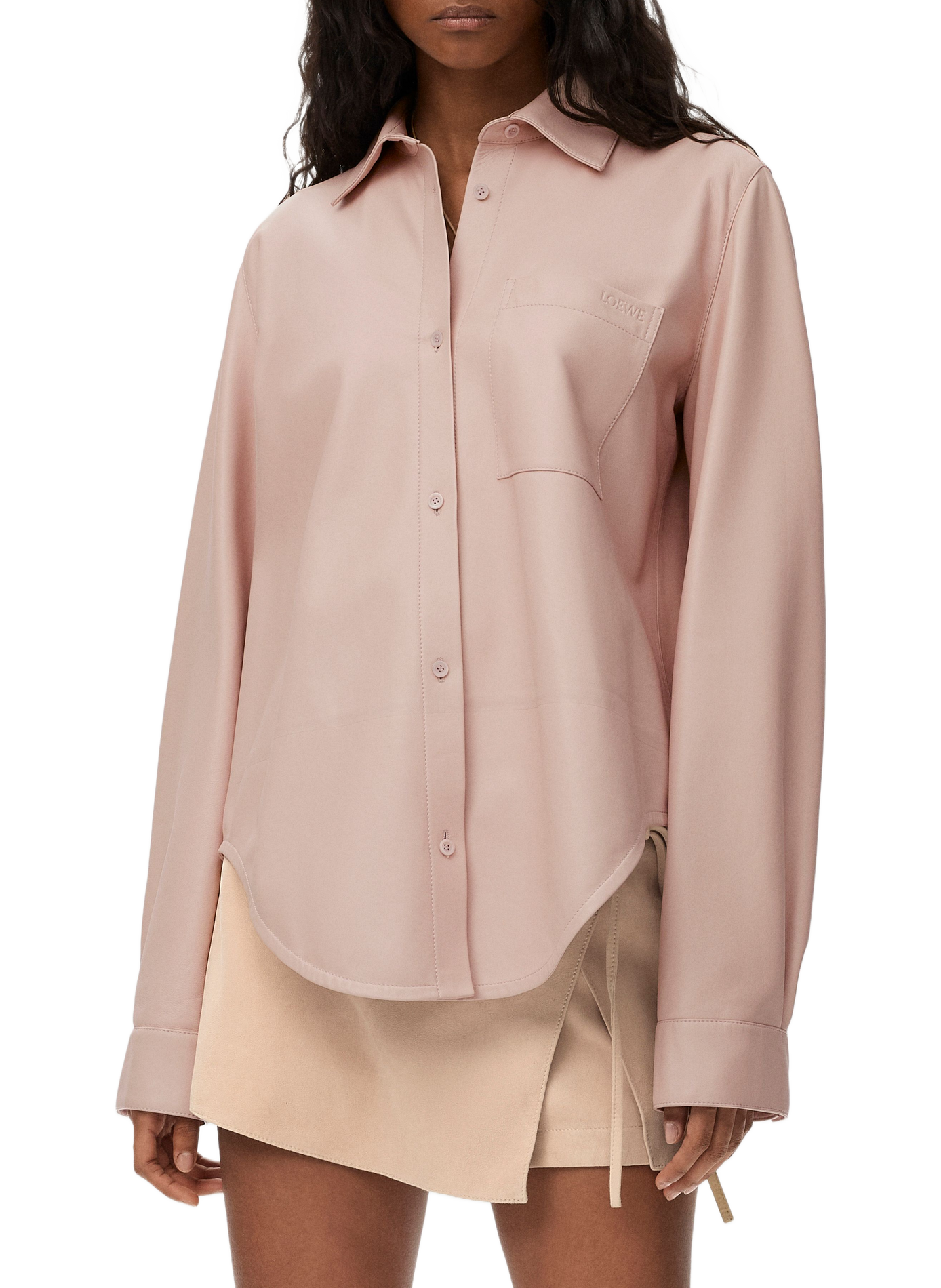 Lammnappalederhemd LOEWE Rosa