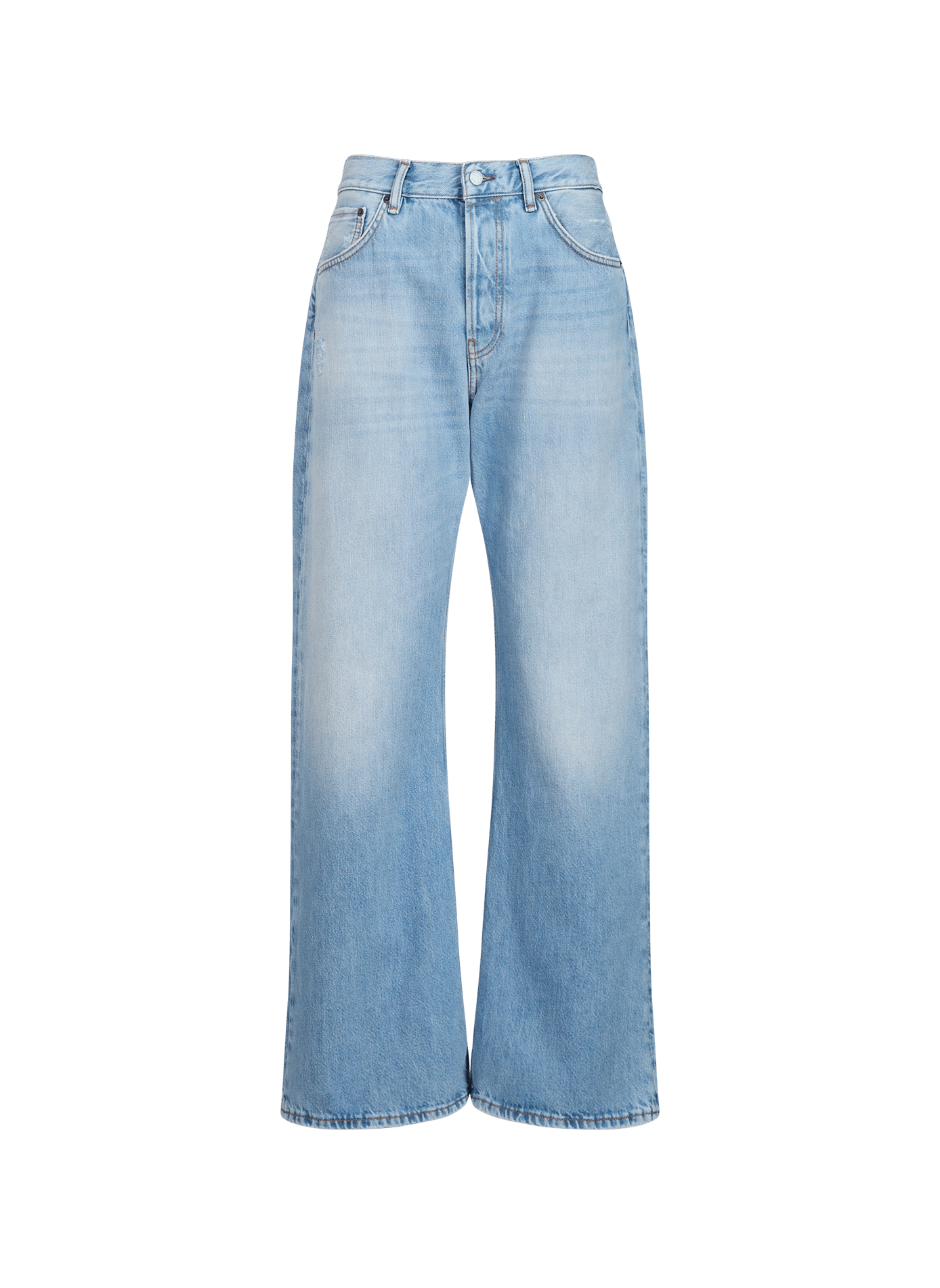 Slim-fit stretch cotton chinos ACNE STUDIOS Blue