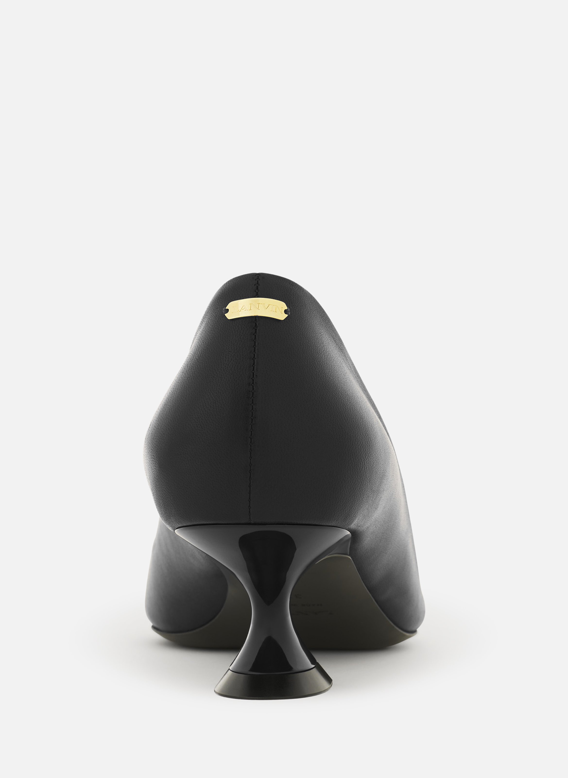 Escarpin midnight step en cuir LANVIN Noir