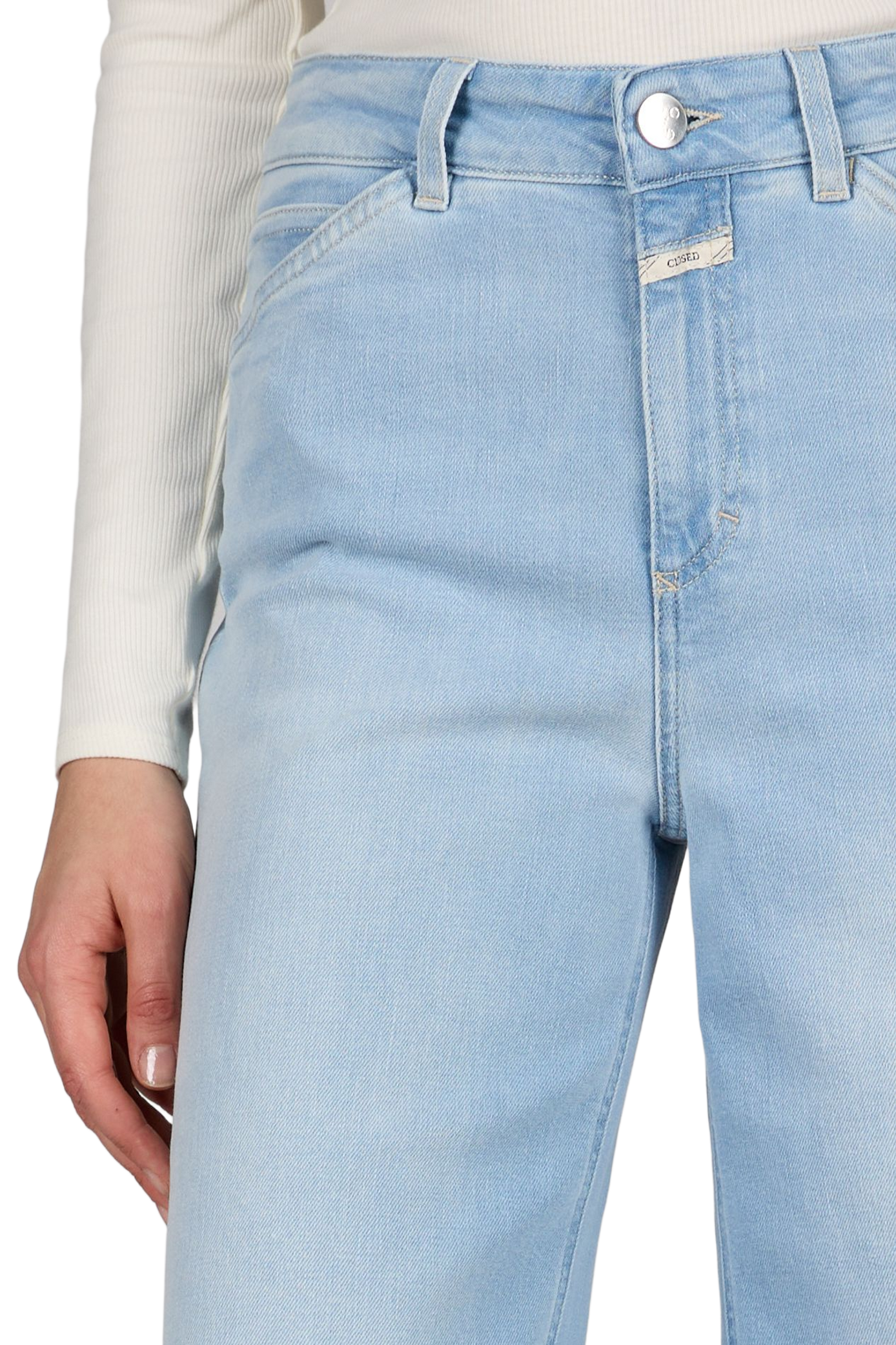 Jean large Wera en coton mélangé CLOSED Bleu