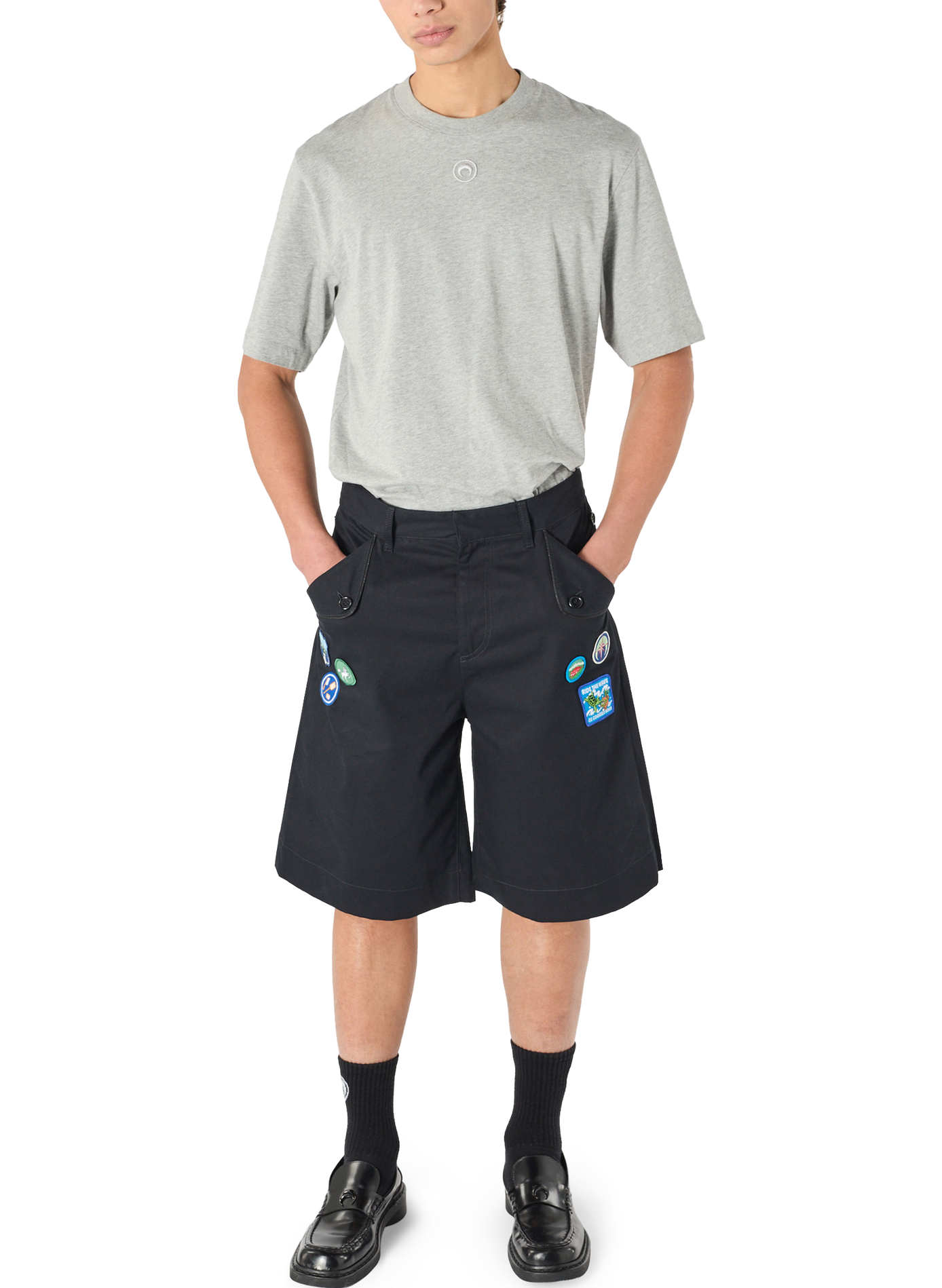 Bermuda workwear scout MARINE SERRE Bleu