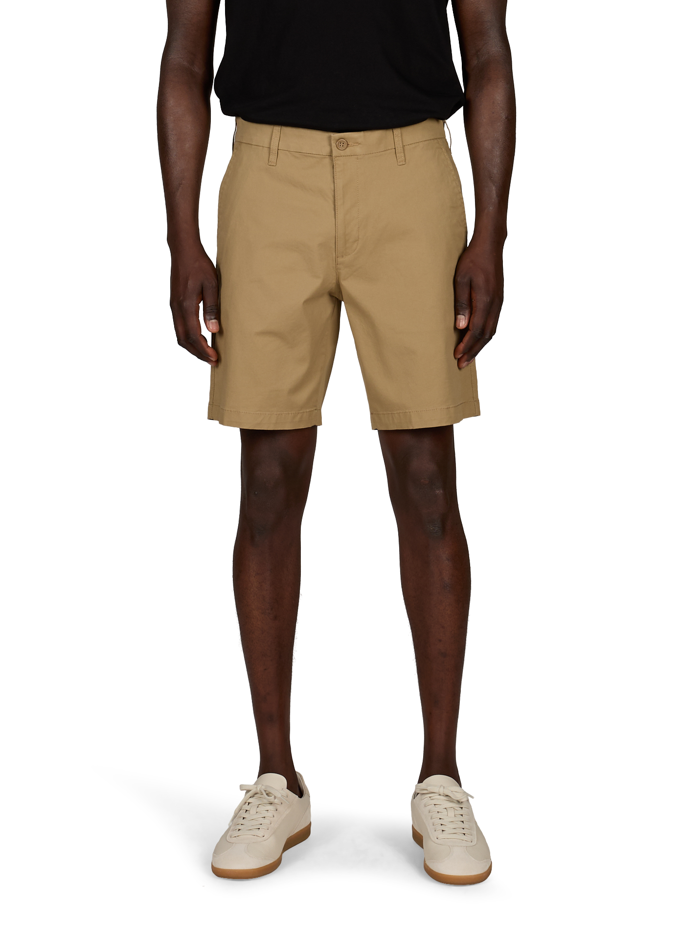 Ultimate straight cotton blend shorts DOCKERS Beige