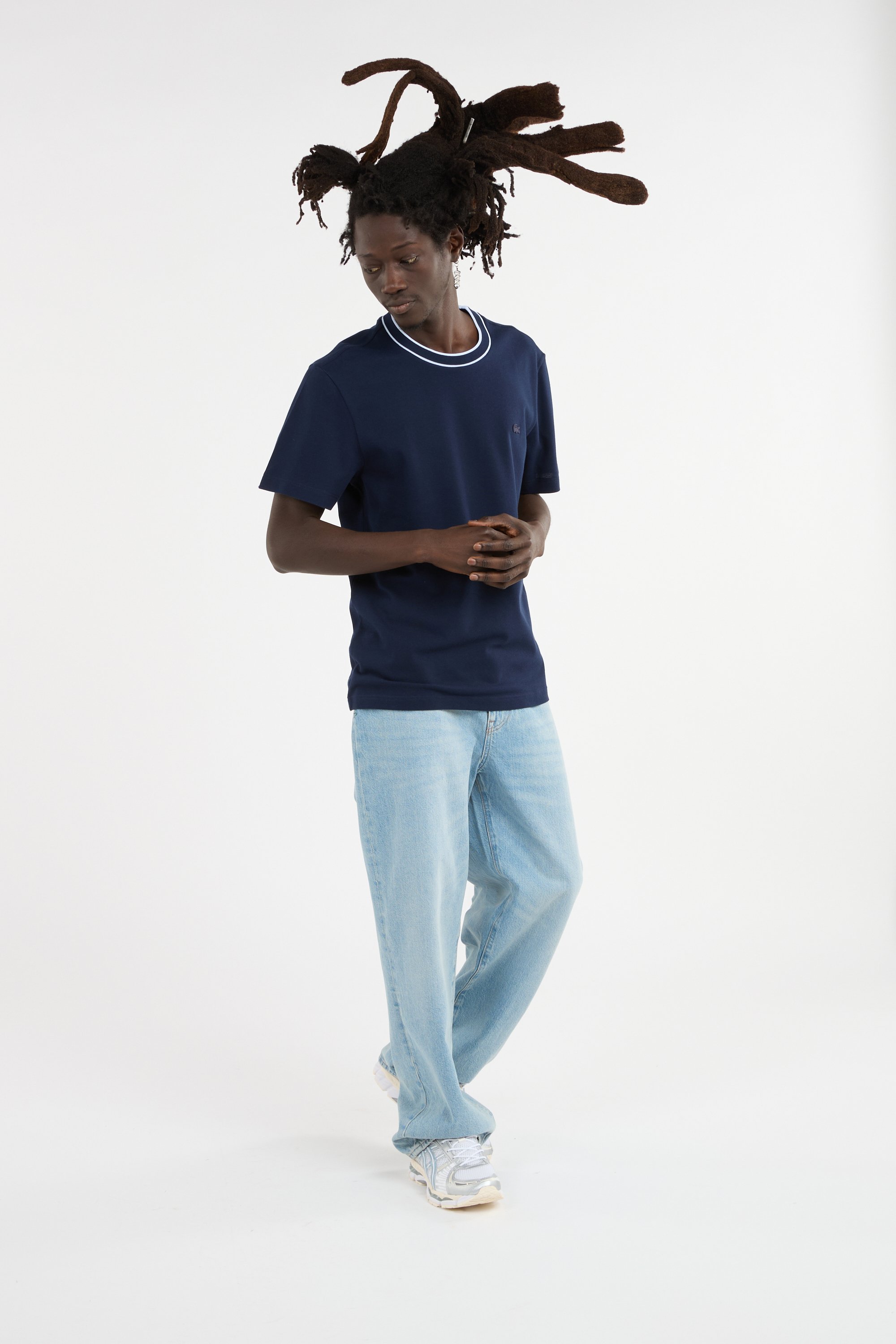 T-shirt tee-shirt LACOSTE Bleu