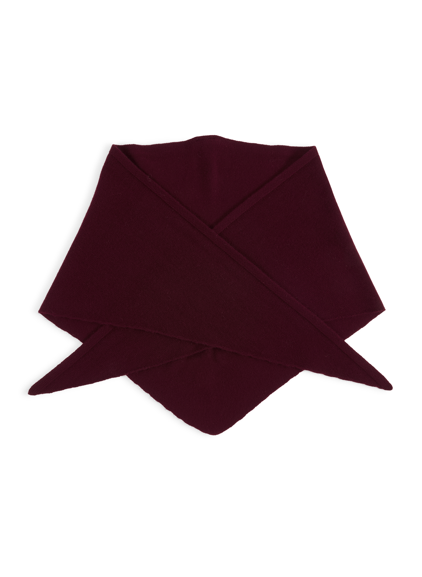 Cashmere triangle scarf SAISON 1865 Red
