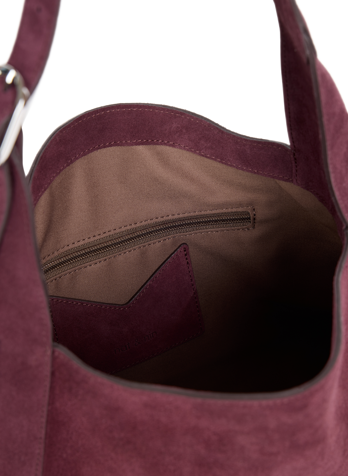 Galleria leather tote bag NAT & NIN Purple