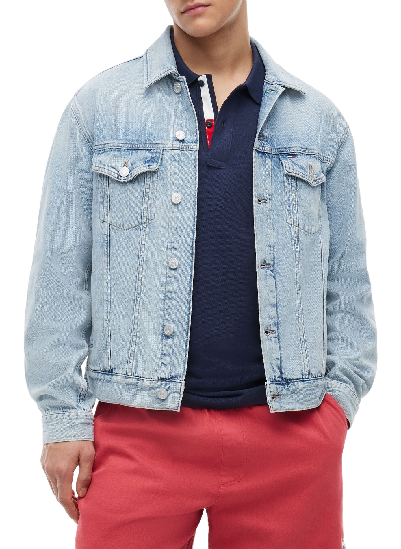Veste en jean TOMMY HILFIGER Bleu