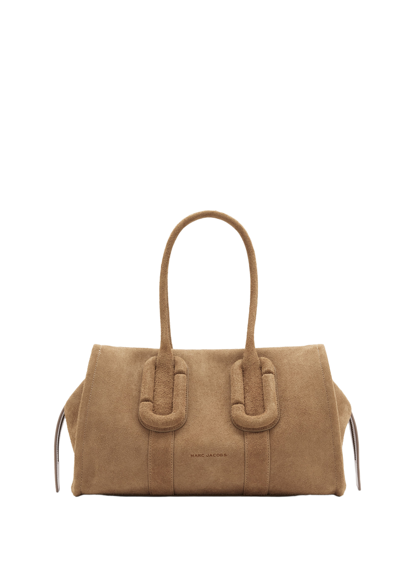 Sac épaule The Babe City Tote en cuir daim MARC JACOBS Marron