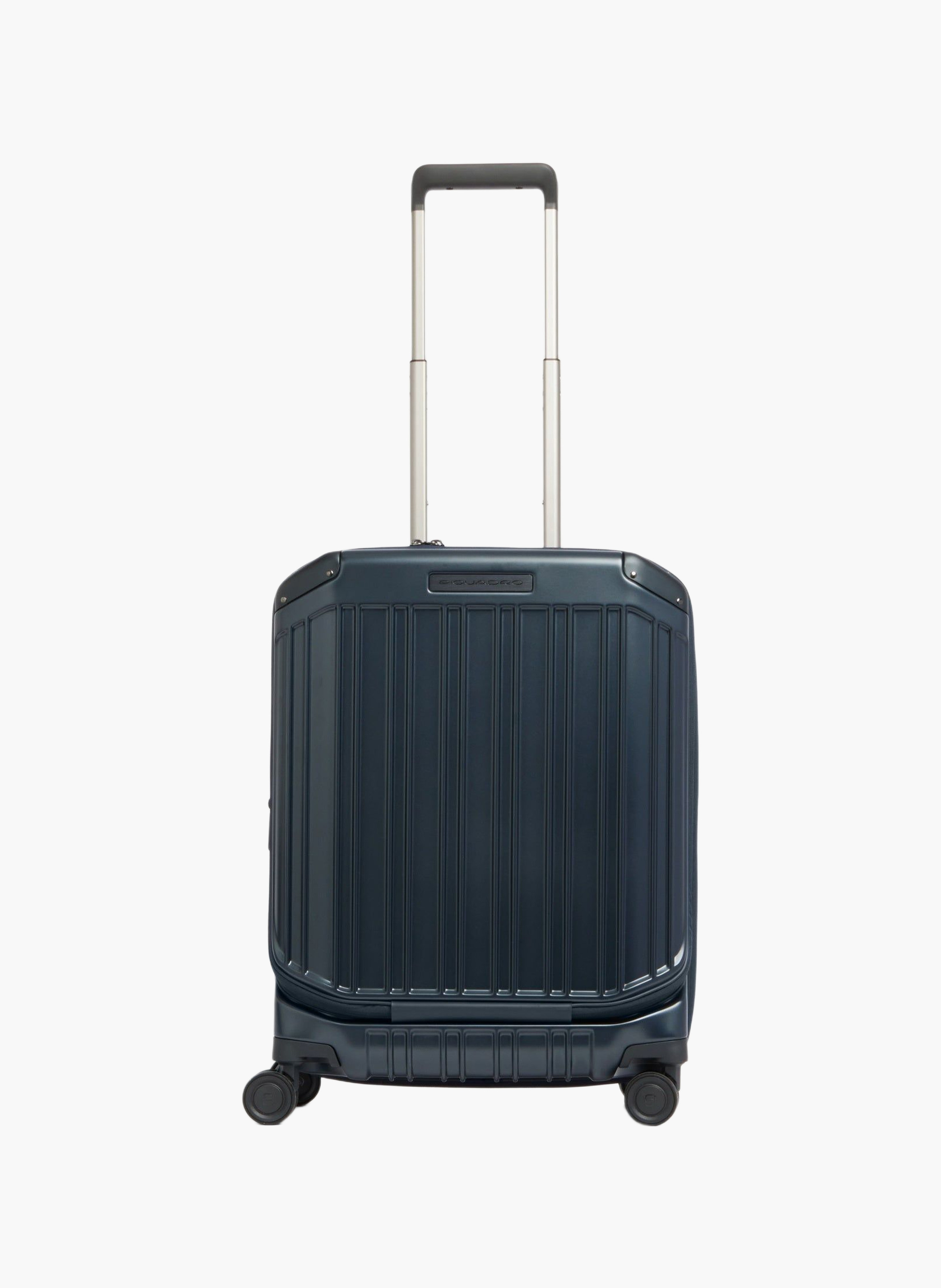 Valise cabine pour ordinateur avec deux ouvertures PIQUADRO Bleu