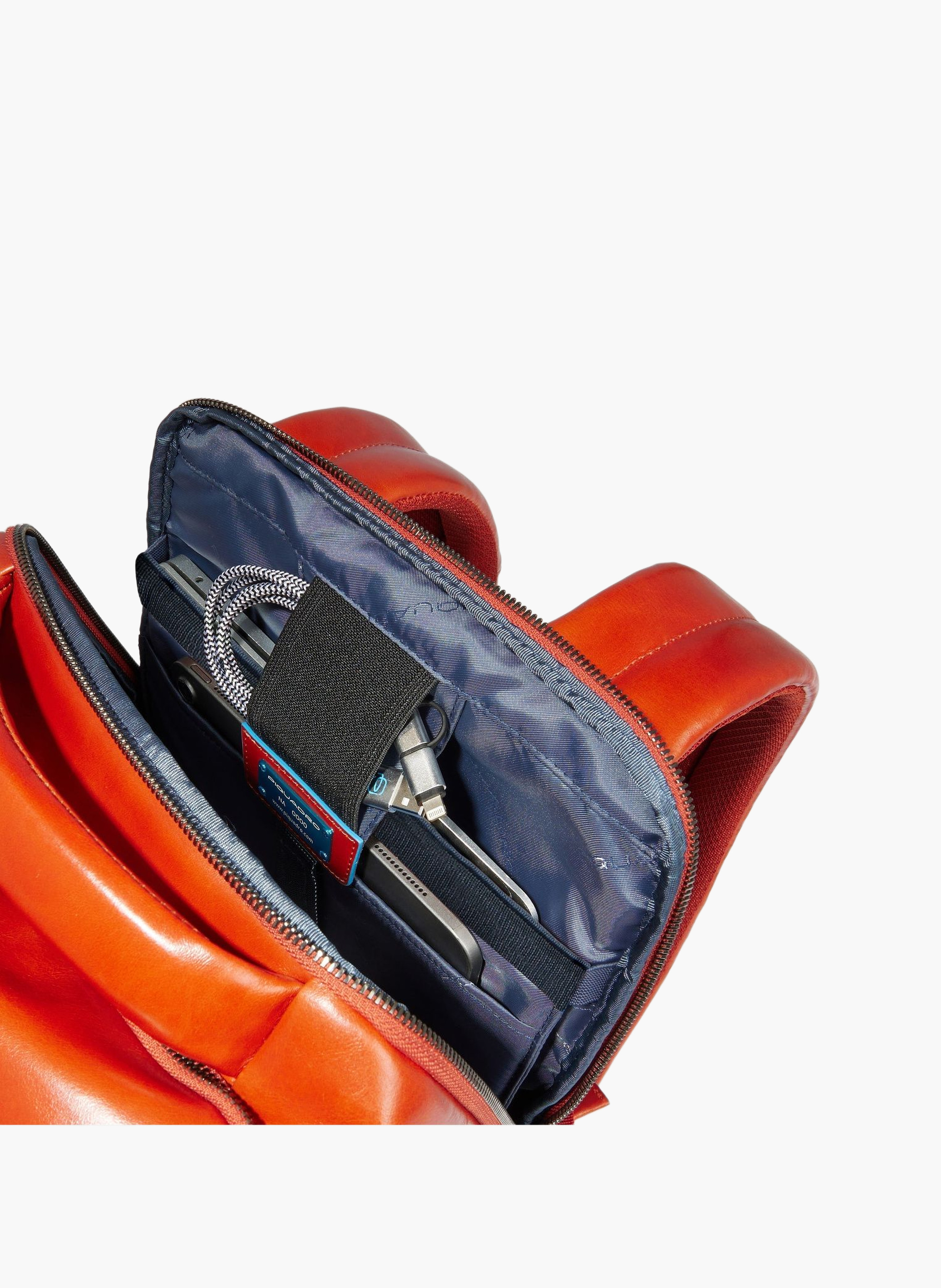 Sac à dos pour ordinateur 15,6" personnalisable PIQUADRO Bleu